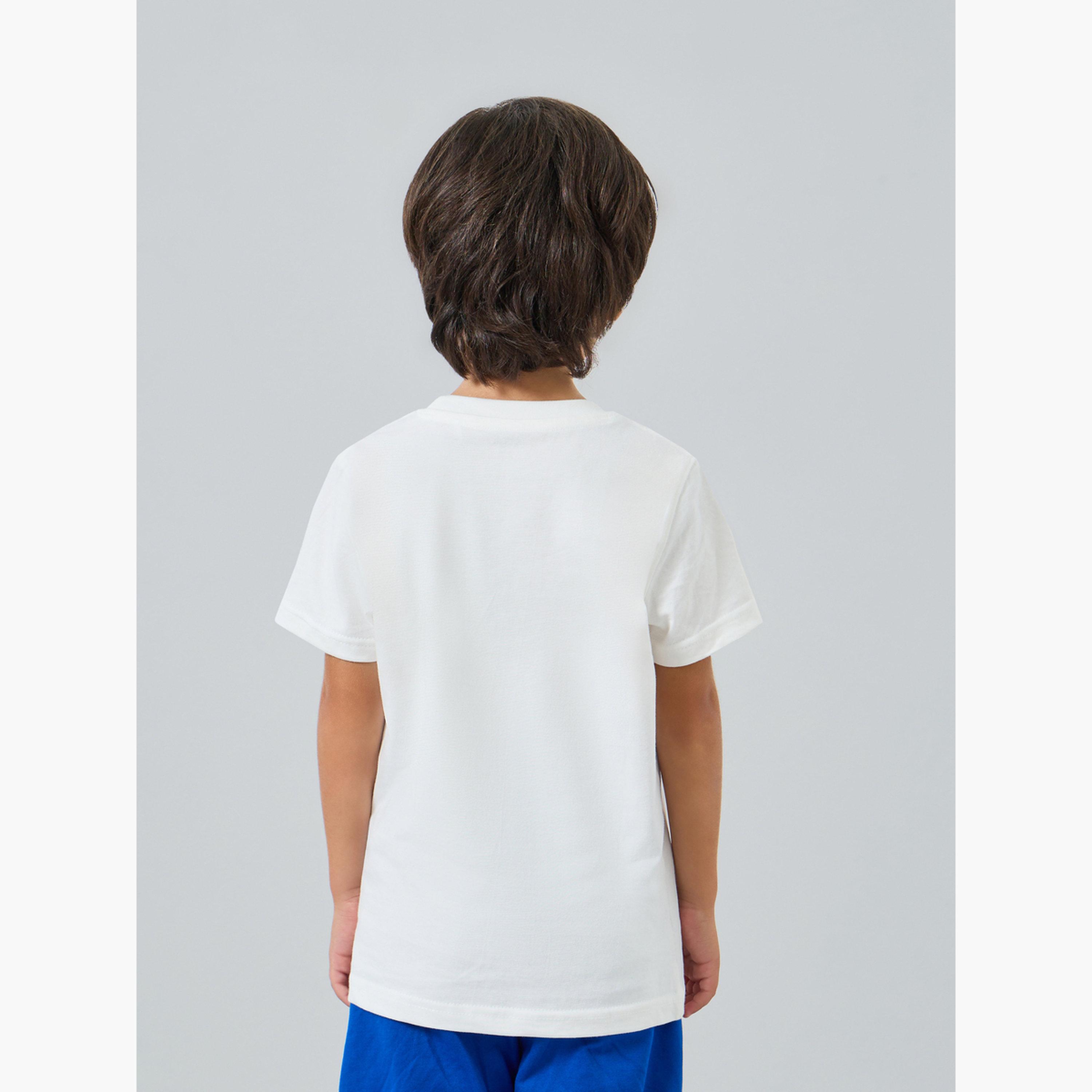 Styli Boys Off-White Graphic Cotton T-Shirt-boys-clothing-tshirtsandpolos-image-5