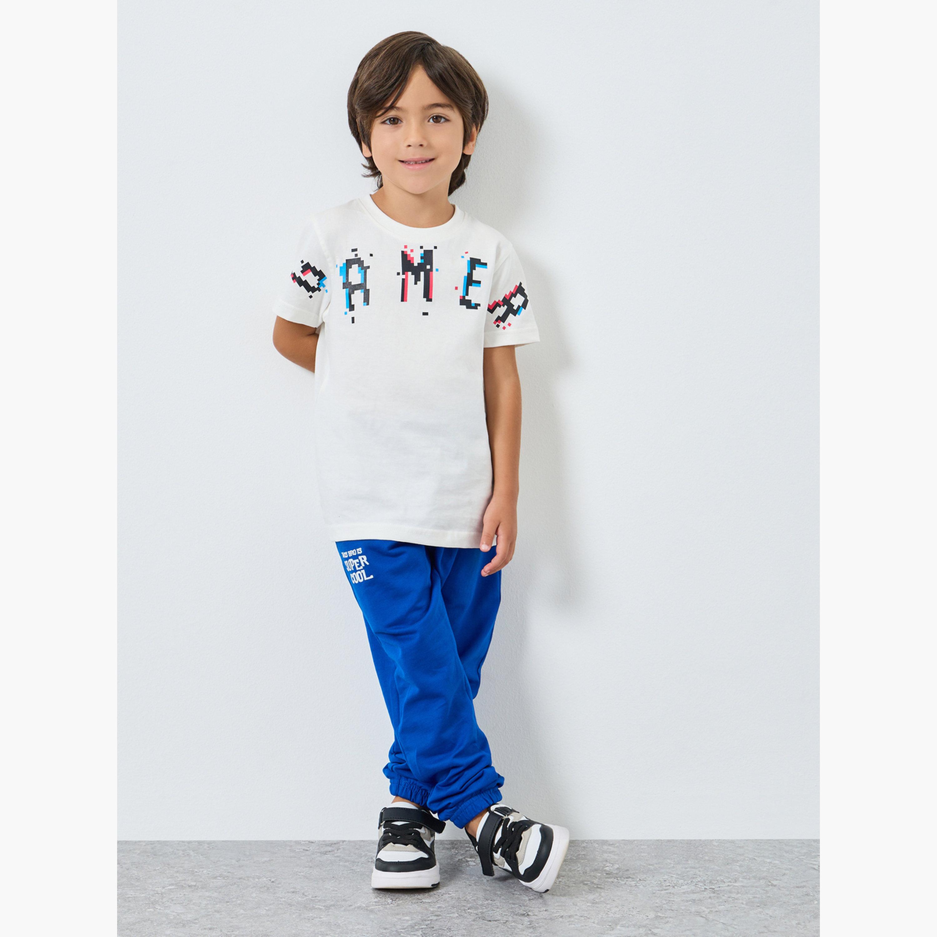 Styli Boys Off White Graphic Print Cotton T-Shirt-boys-clothing-tshirtsandpolos-image-2