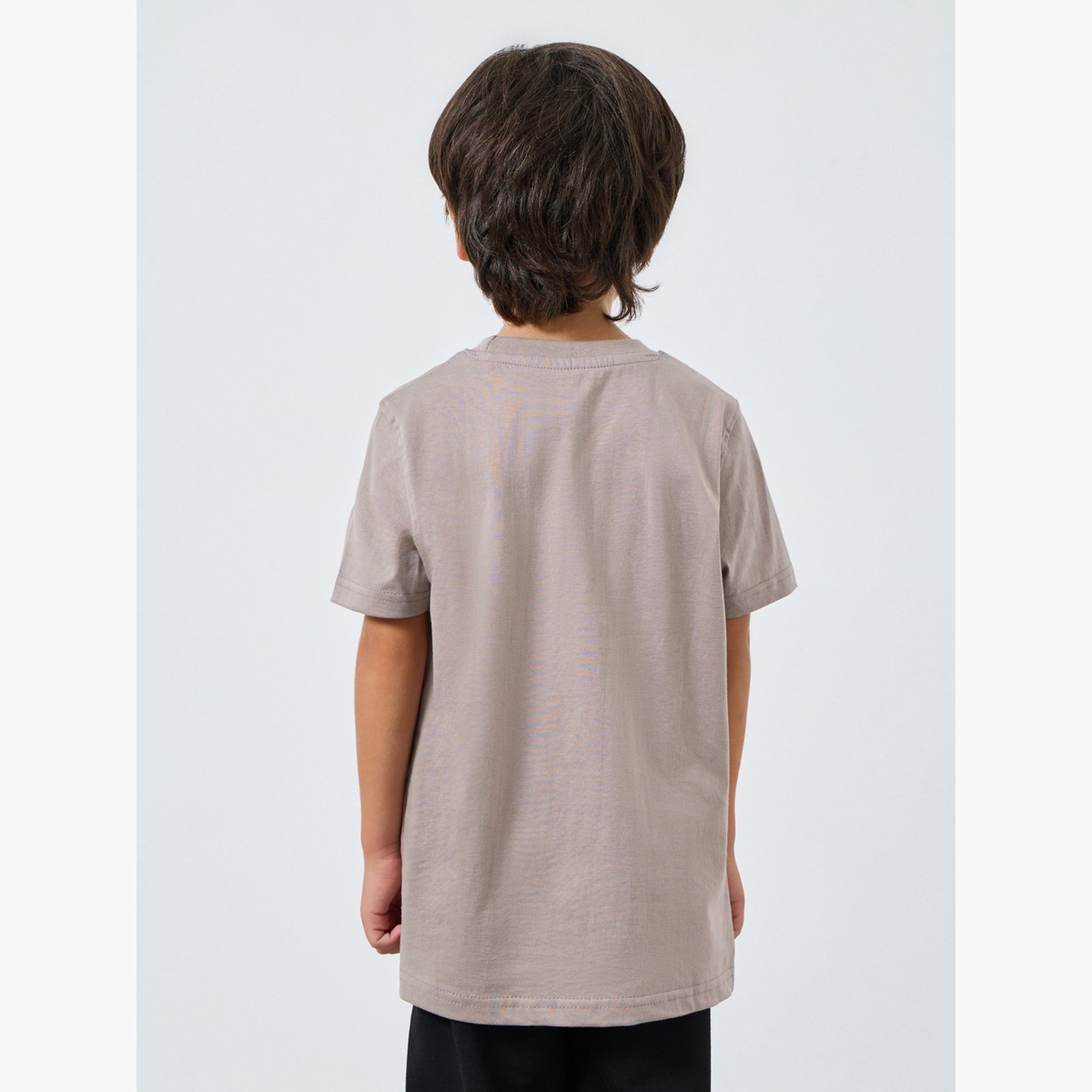 تيشيرت قطن بطبعة جرافيك-boys-clothing-tshirtsandpolos-image-4