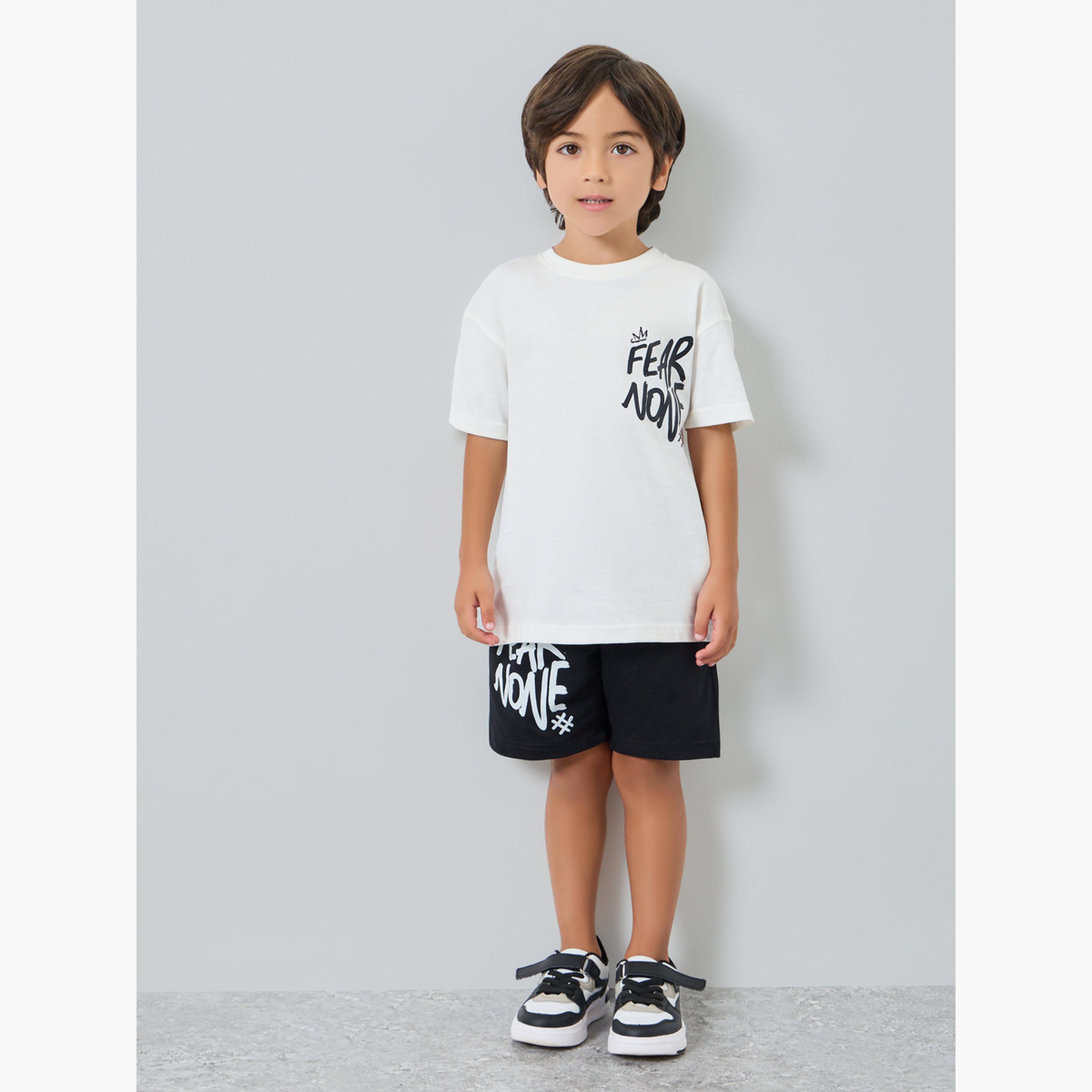 تيشيرت قطن بطبعة جرافيك-boys-clothing-tshirtsandpolos-image-2