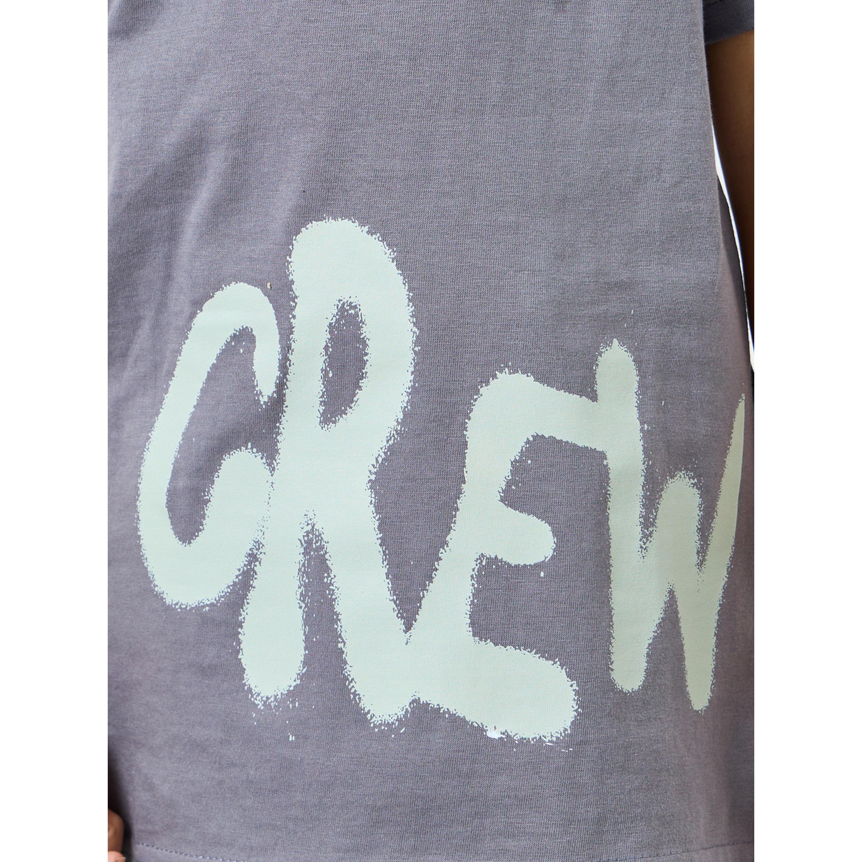 Styli Boys Grey Cotton Printed T-Shirt-boys-clothing-schoolwear-tshirtsandpolos-image-3