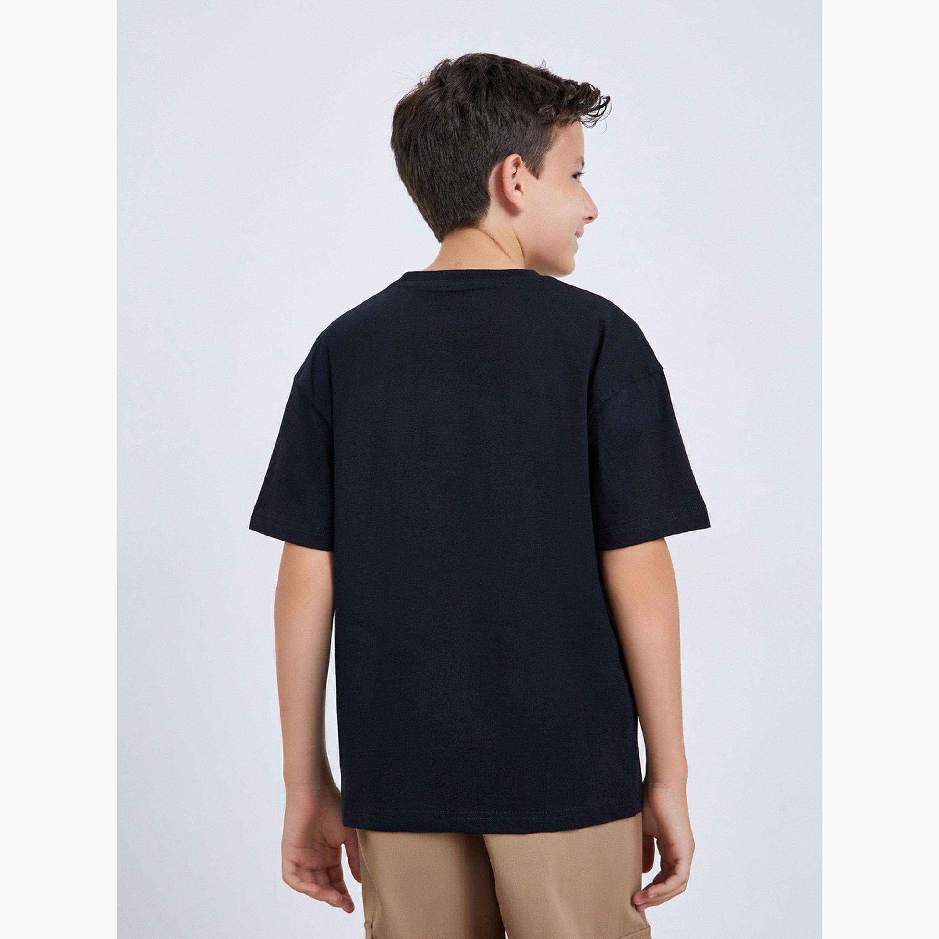 تيشيرت قطن بطبعة لوح تزلج-boys-clothing-tshirtsandpolos-image-4