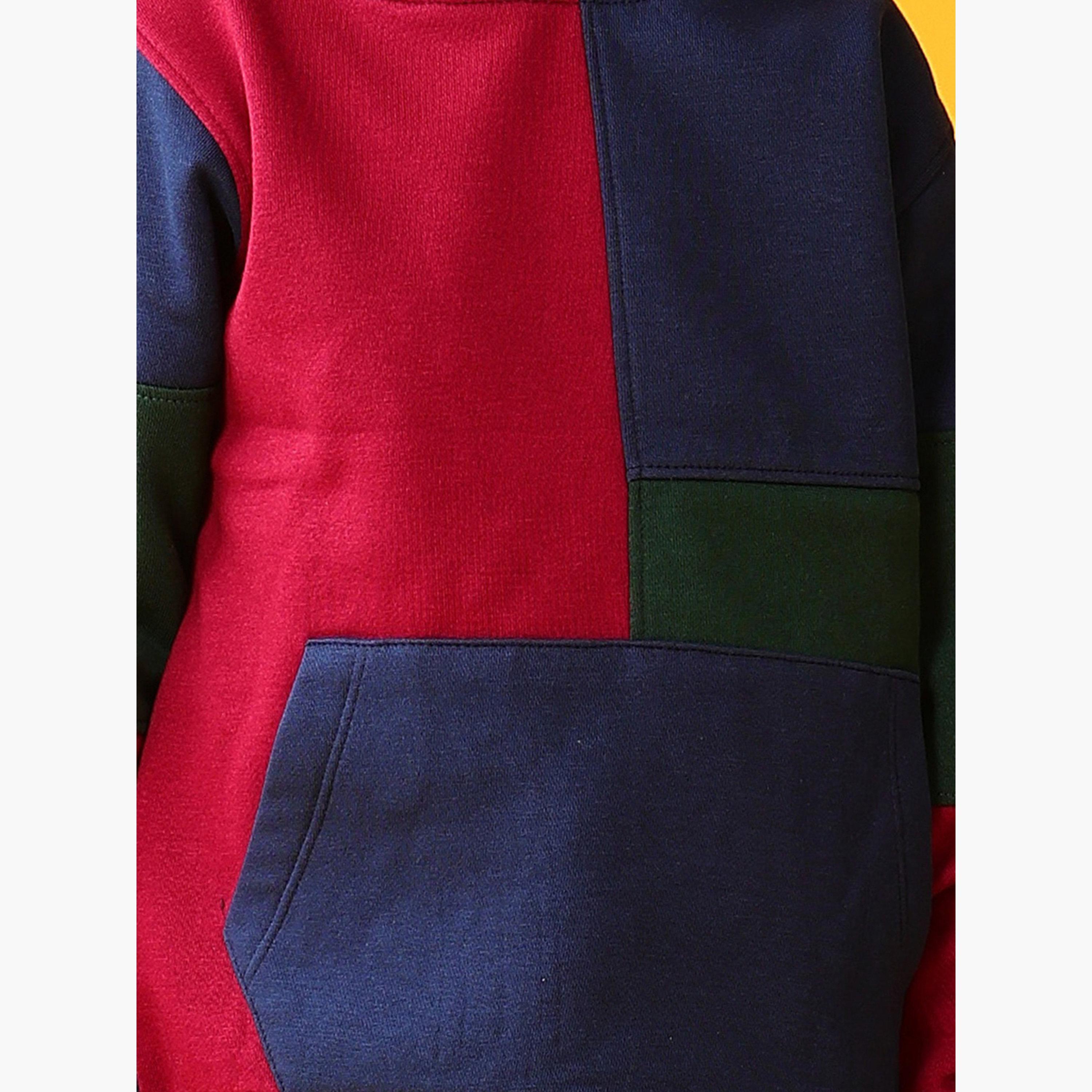 انثريلو - هودي وبنطال رياضي من الصوف بألوان متعددة للأطفال-boys-clothing-setsandcoords-image-5