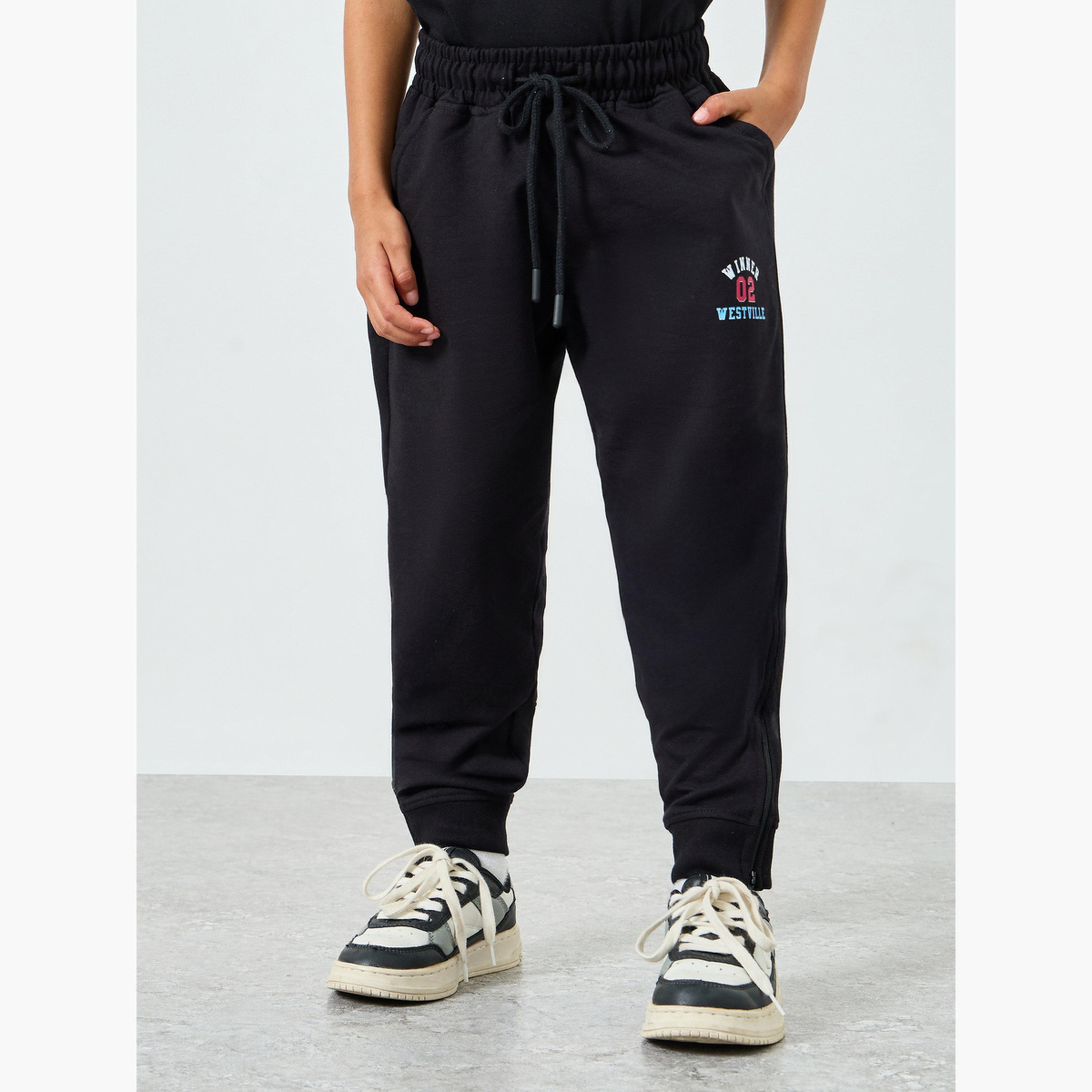 بنطال جوغر قطني بتفاصيل مطبوعة-boys-clothing-bottoms-joggersandtrackpants-image-1