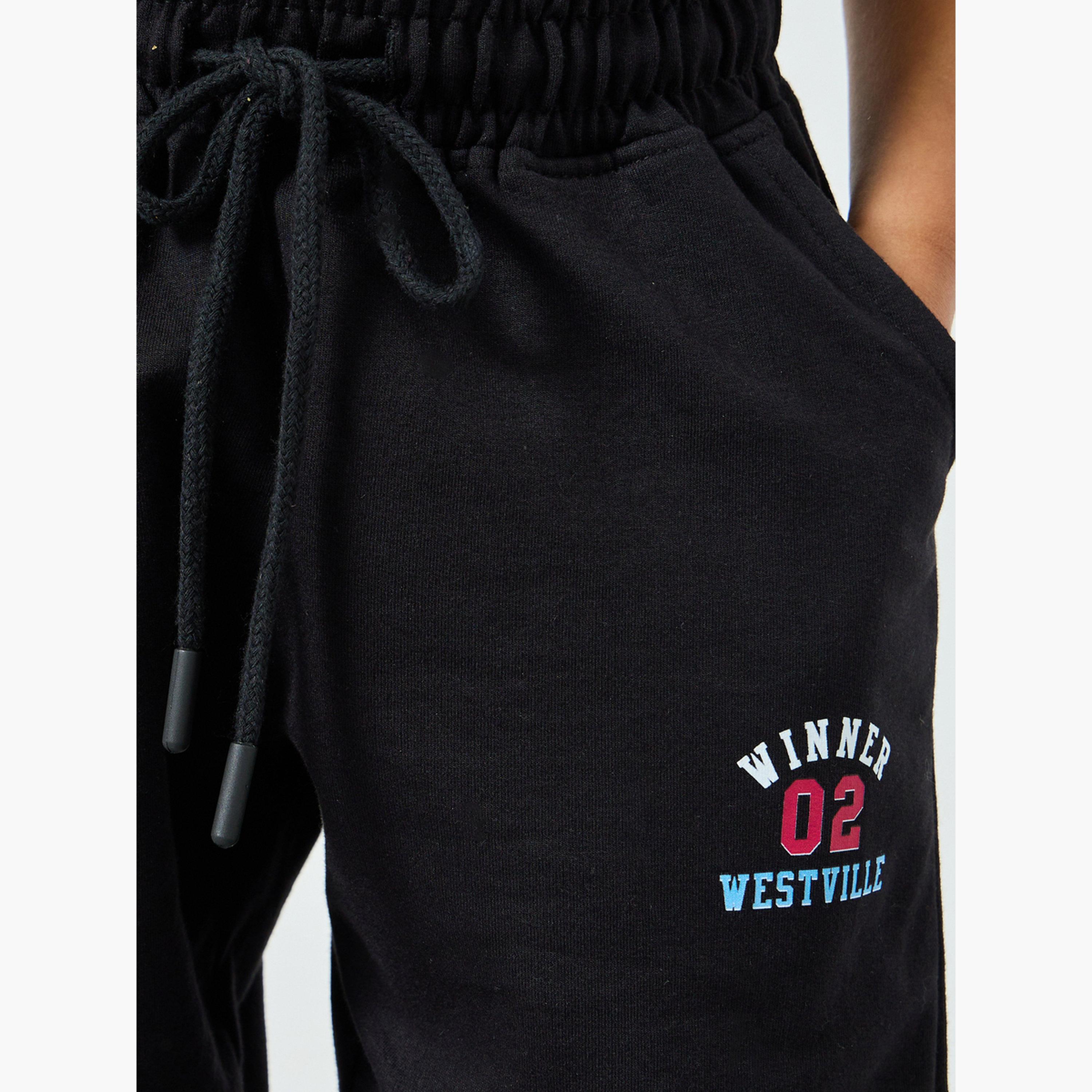 بنطال جوغر قطني بتفاصيل مطبوعة-boys-clothing-bottoms-joggersandtrackpants-image-4