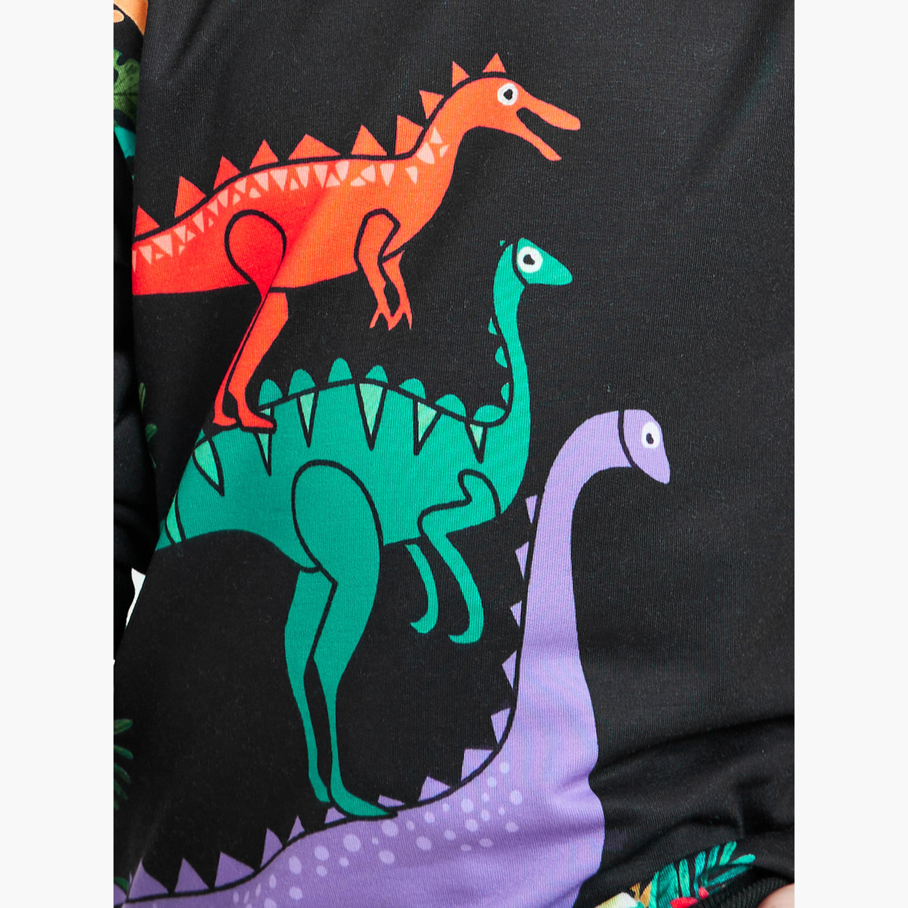 Styli Dino Graphic Print Round Neck Sweatshirt-boys-clothing-sweatshirts-image-4