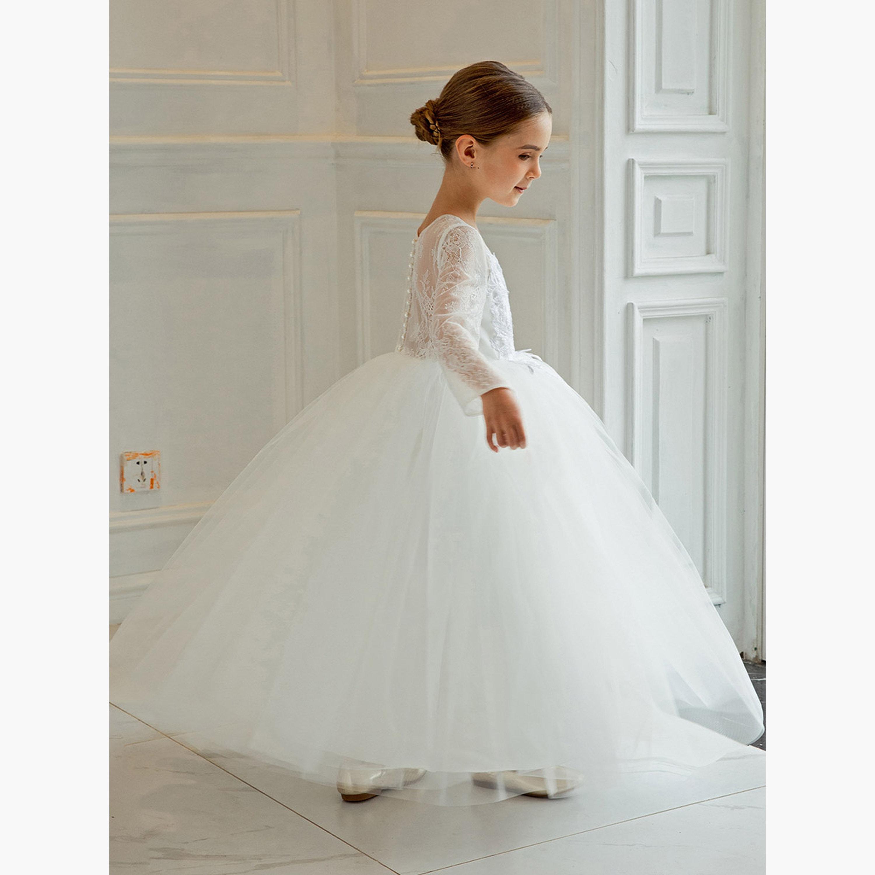 Take Two All Lace Long Sleeve A-Line Dress-girls-clothing-dressesandjumpsuits-image-4
