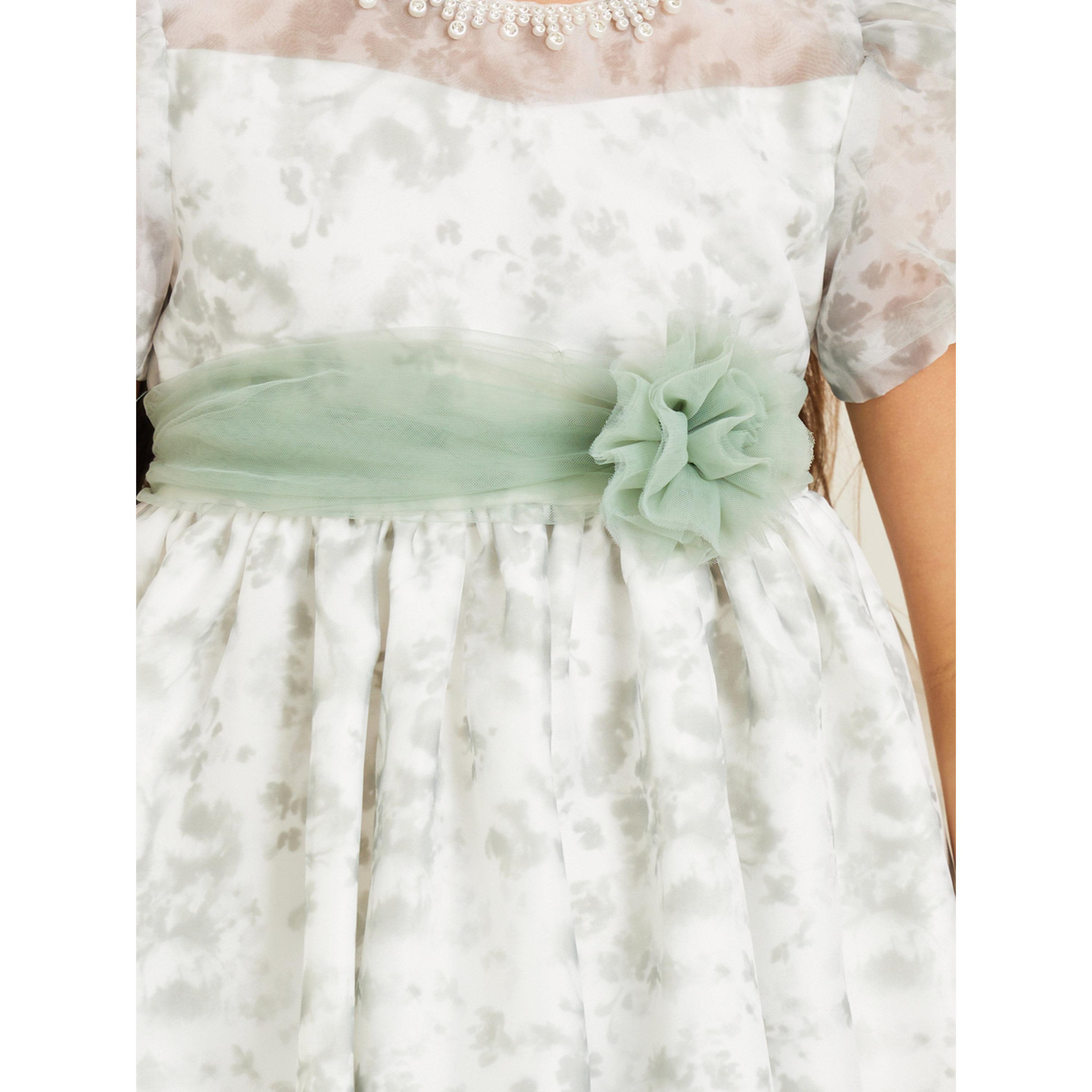 فستان بطبعة زهور أورجانزا وأكمام منفوخة-girls-clothing-dressesandjumpsuits-image-3