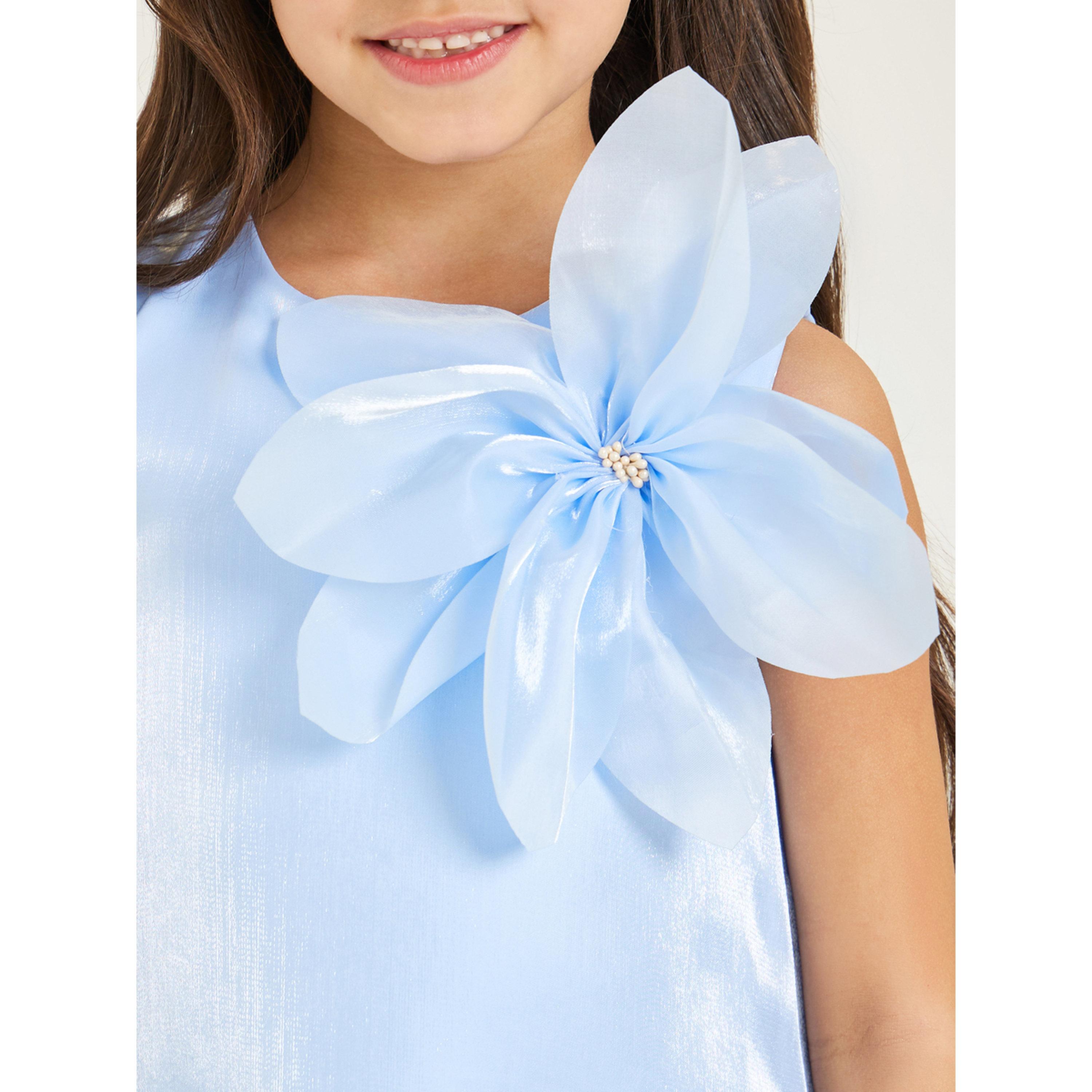 فستان بلا أكمام وتفاصيل زهرة-girls-clothing-dressesandjumpsuits-image-3
