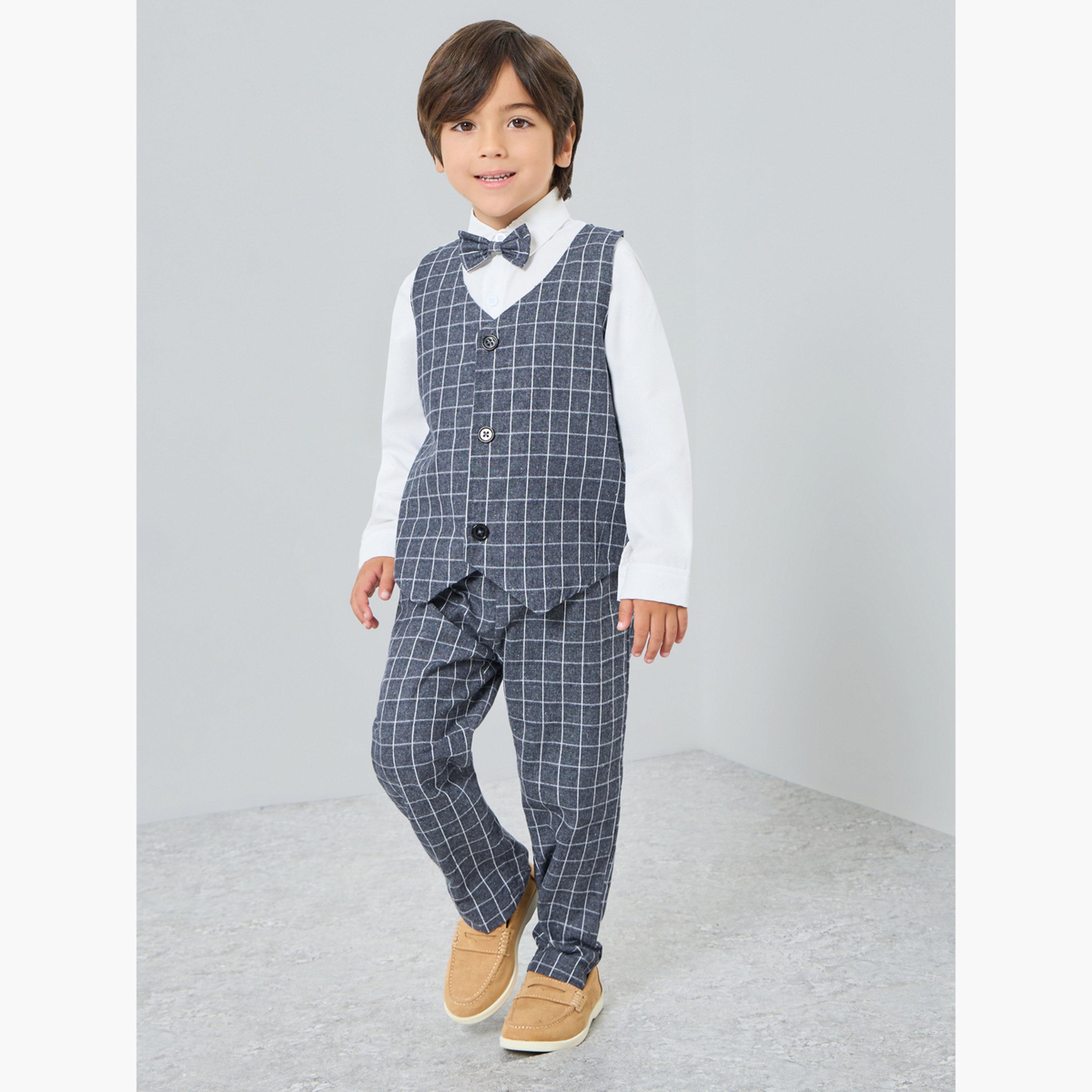 طقم قميص وبنطال مع فيونكة-boys-clothing-setsandcoords-image-1
