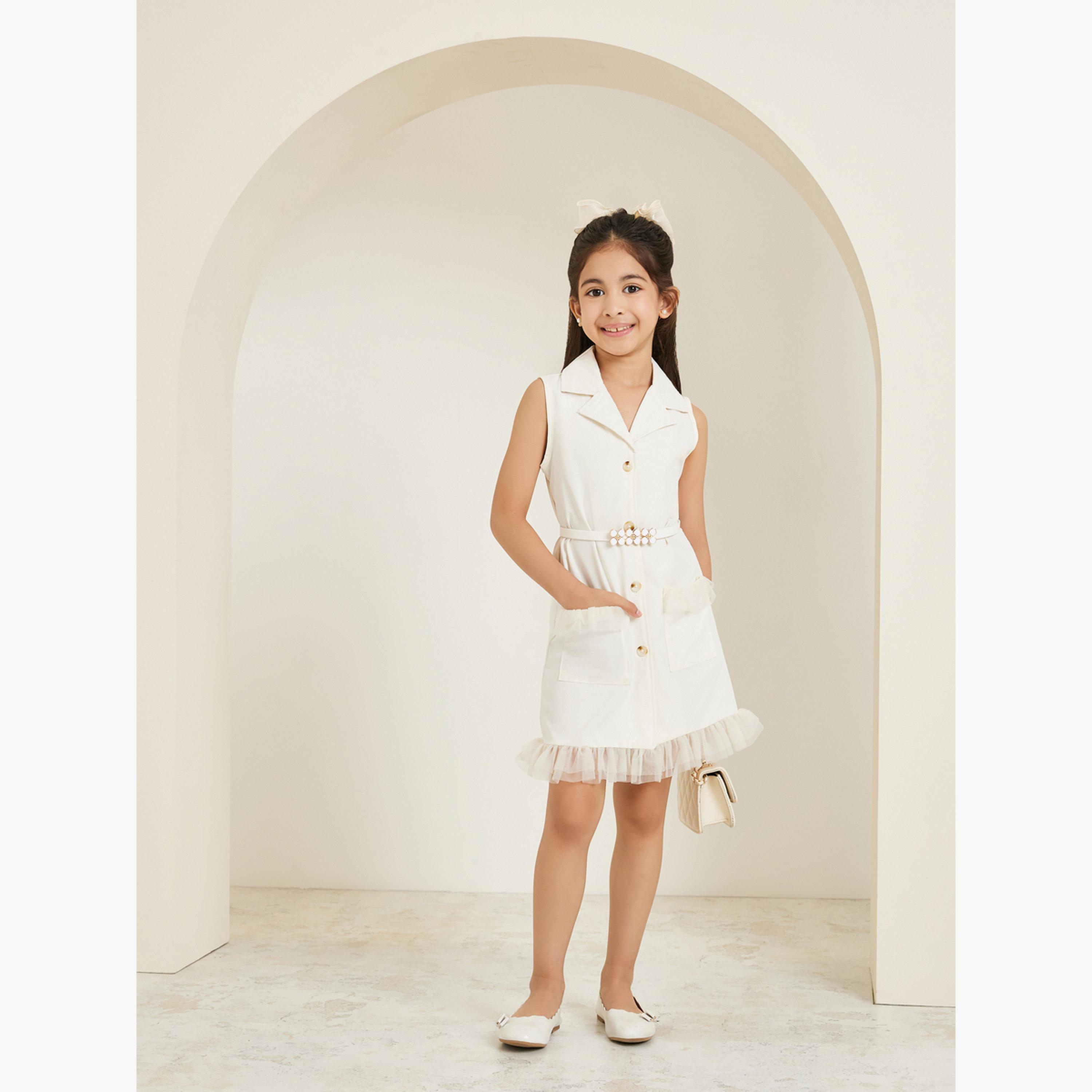 فستان بلا أكمام مع حزام-girls-clothing-dressesandjumpsuits-image-2