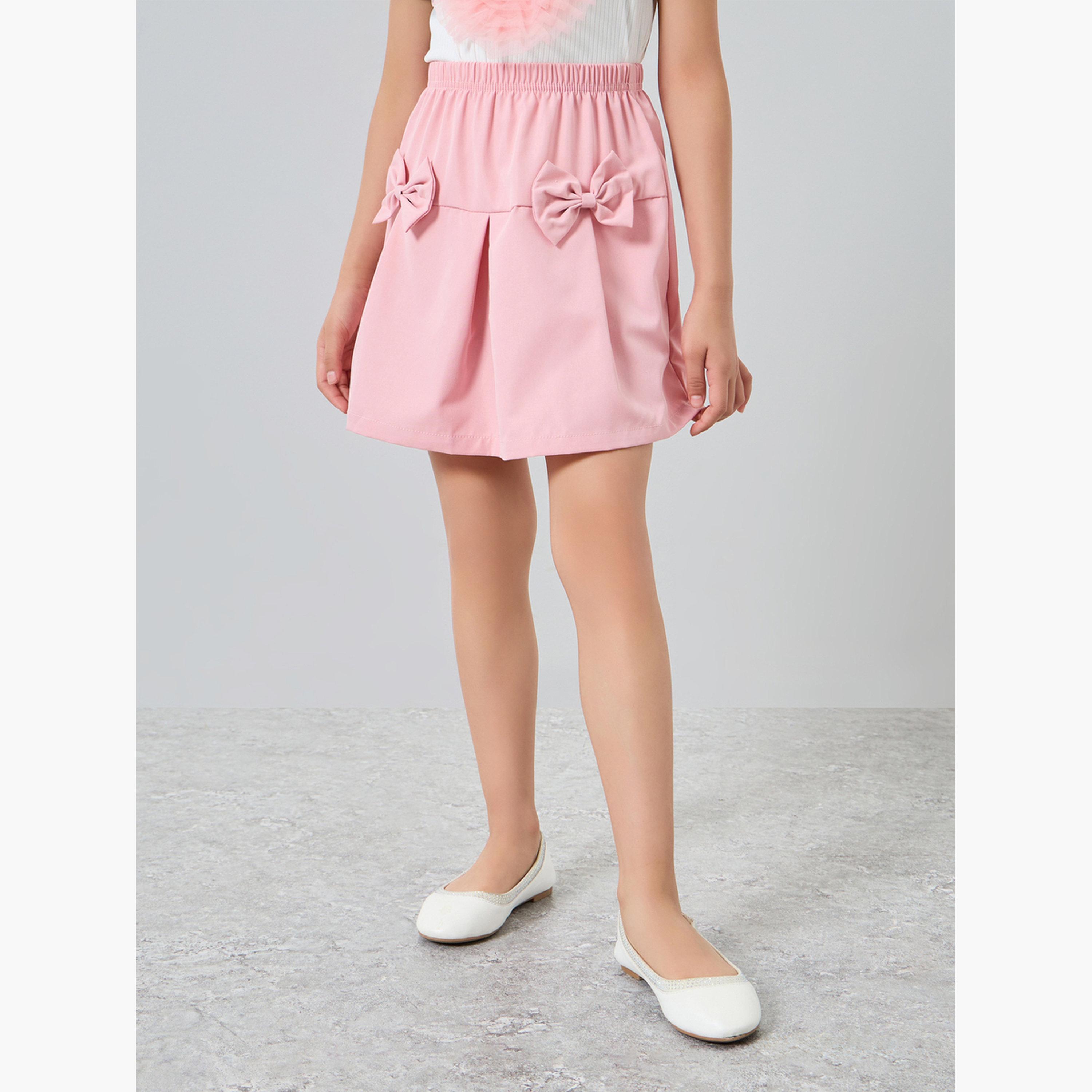 طقم بلوزة بتطريز قلب وتنورة-girls-clothing-setsandcoords-image-4