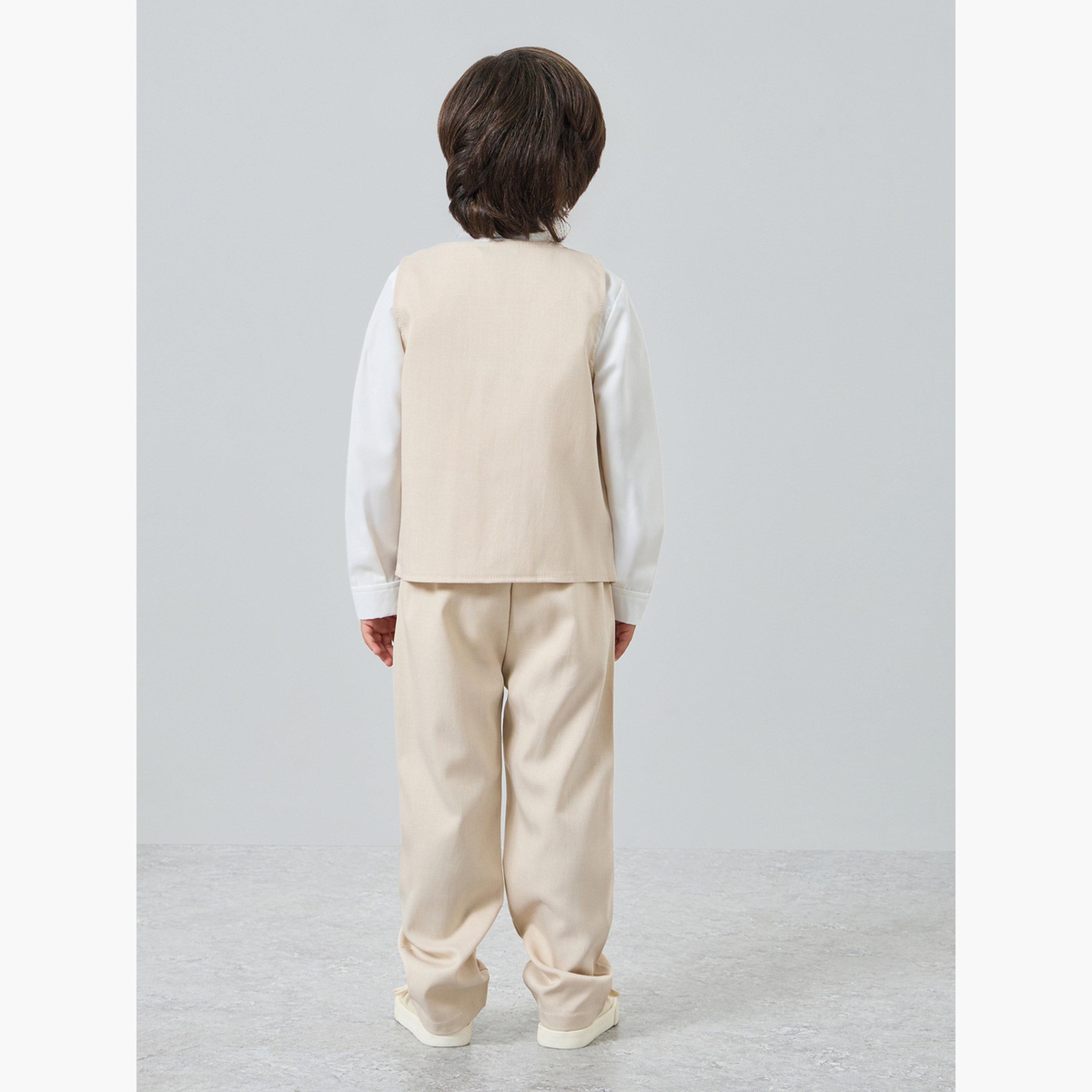 Styli Boys Shirt with Shirt and Pants with Bow Set-boys-clothing-setsandcoords-image-6