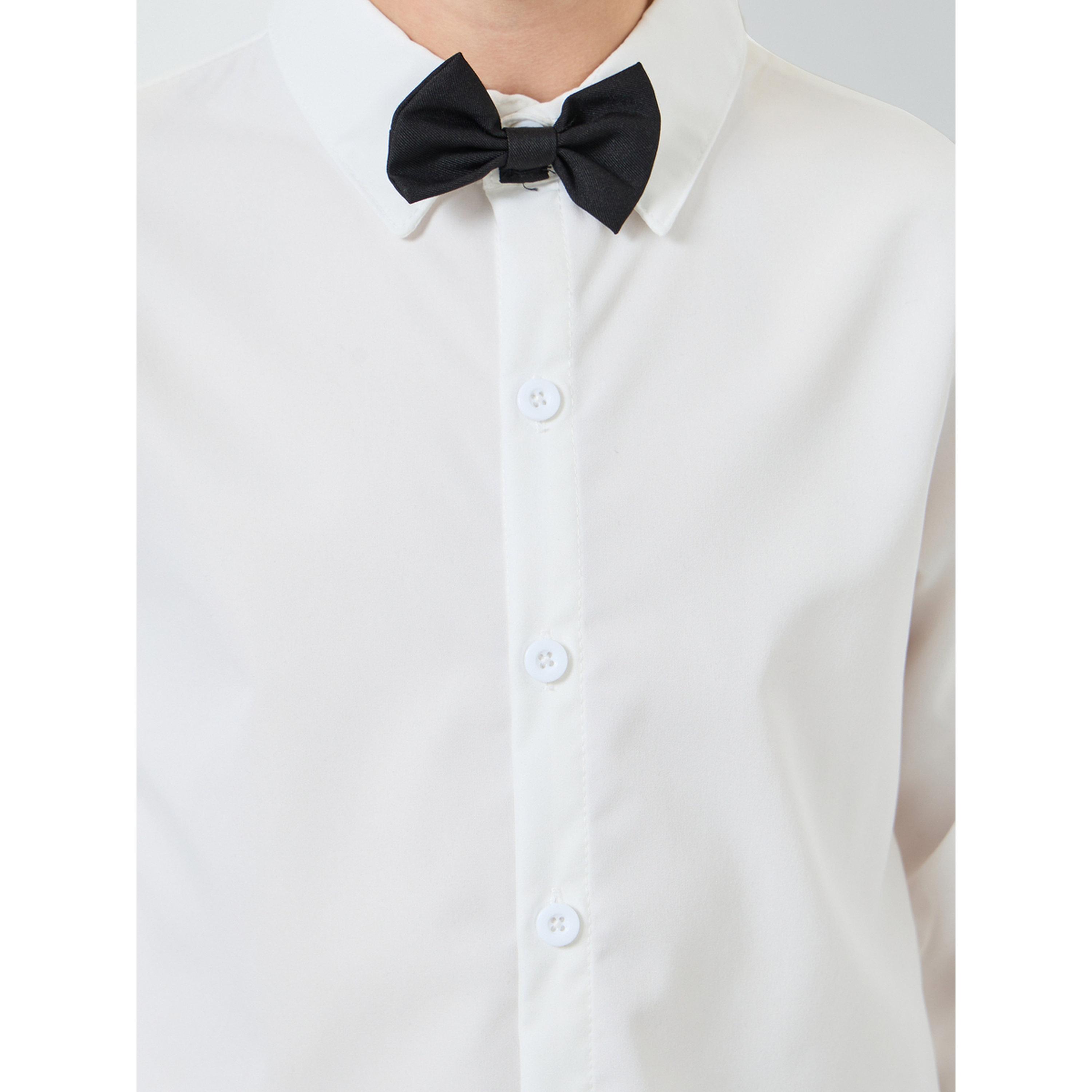 مجموعة من قميص أبيض وبنطال أسود وصديري بفيونكة-boys-clothing-setsandcoords-image-5