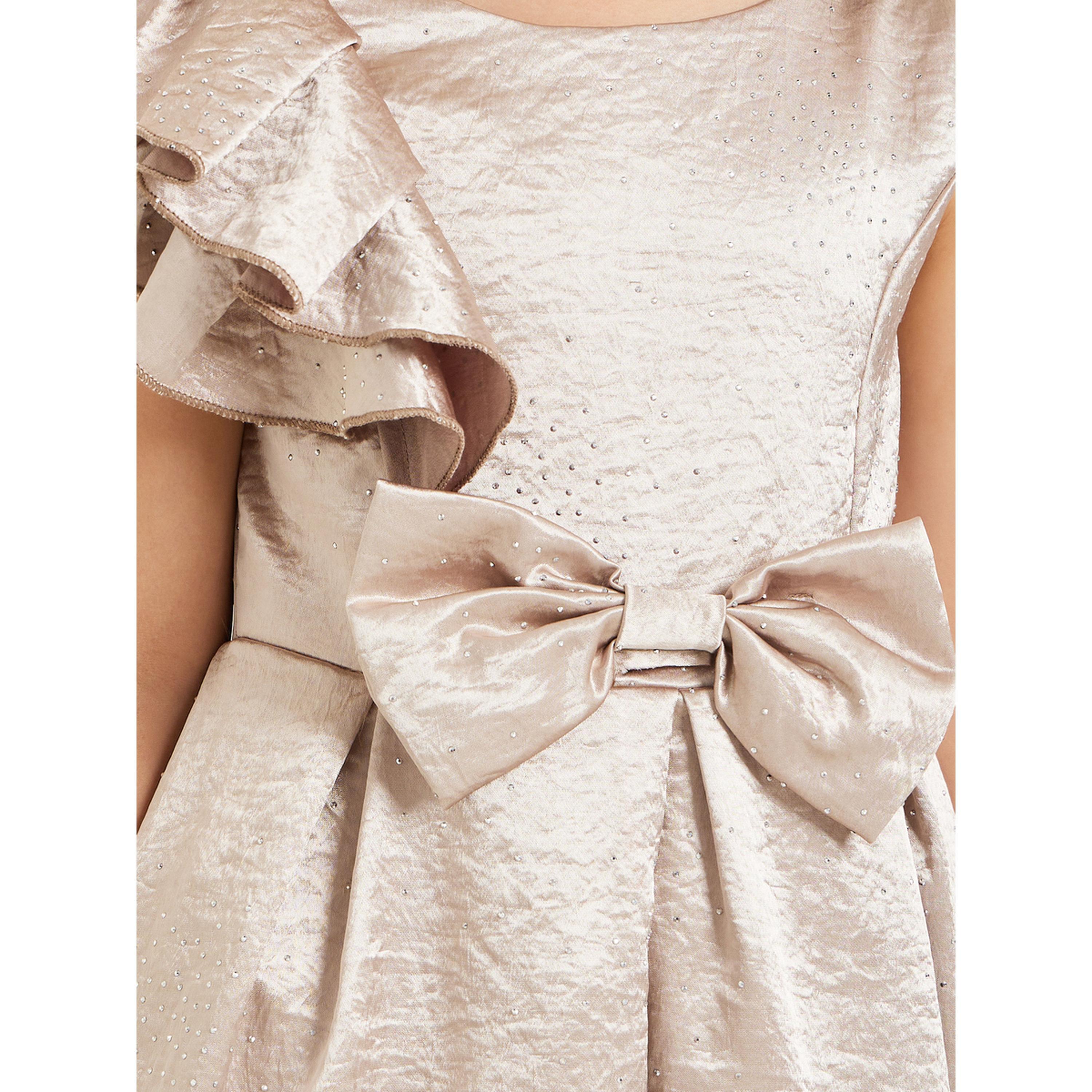 فستان بلا أكمام بطيات وتفاصيل فيونكة-girls-clothing-dressesandjumpsuits-image-3