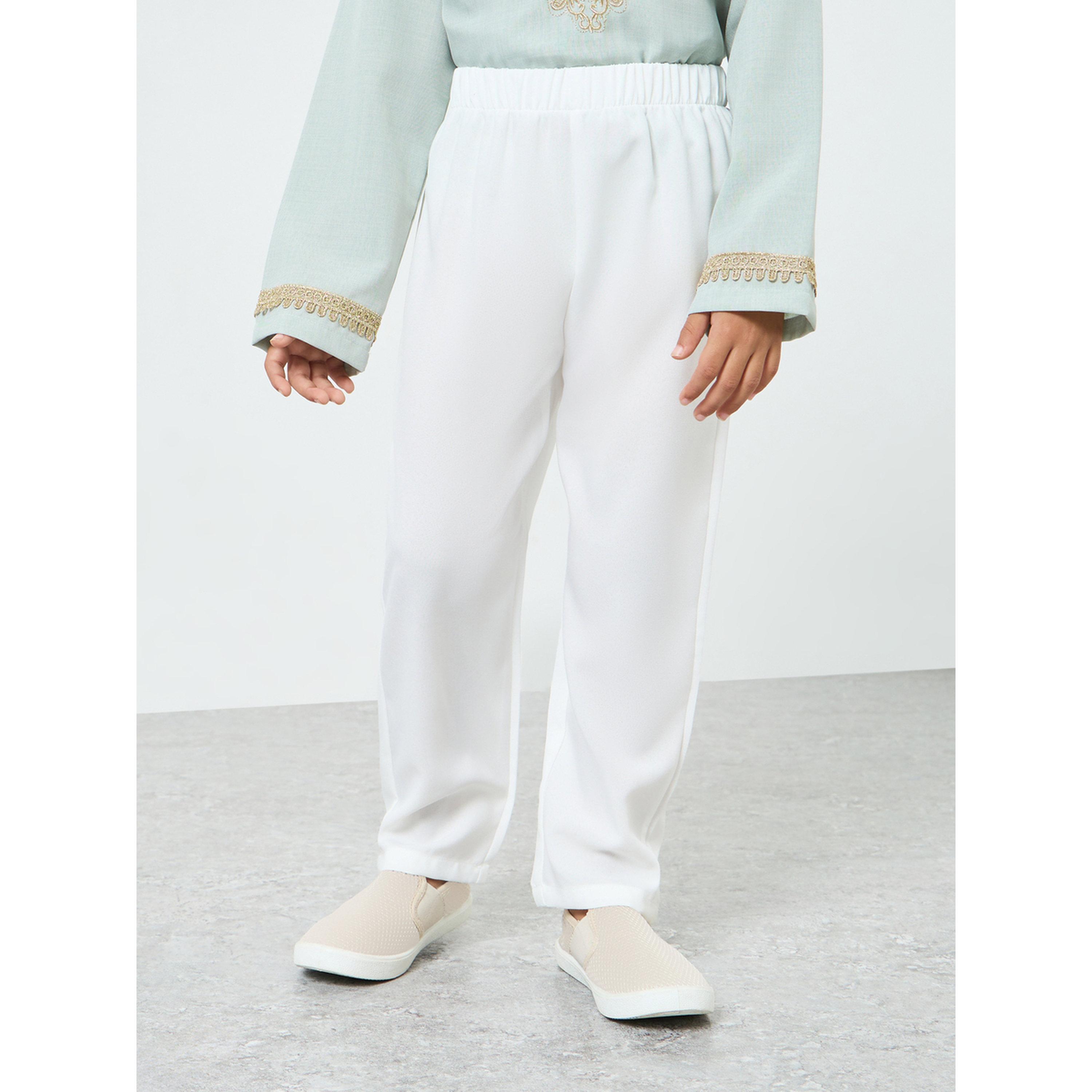 مجموعة من كورتا مطرزة مع بنطال-boys-clothing-setsandcoords-image-4