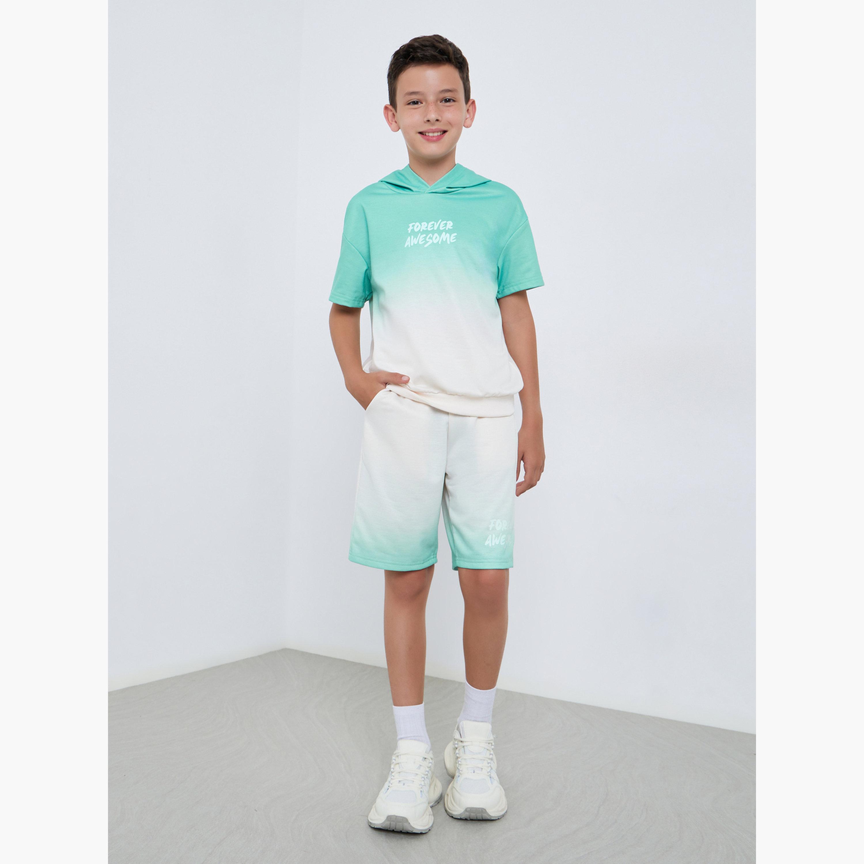 مجموعة من شورت وتيشيرت بطبعة تاي داي-boys-clothing-setsandcoords-image-2