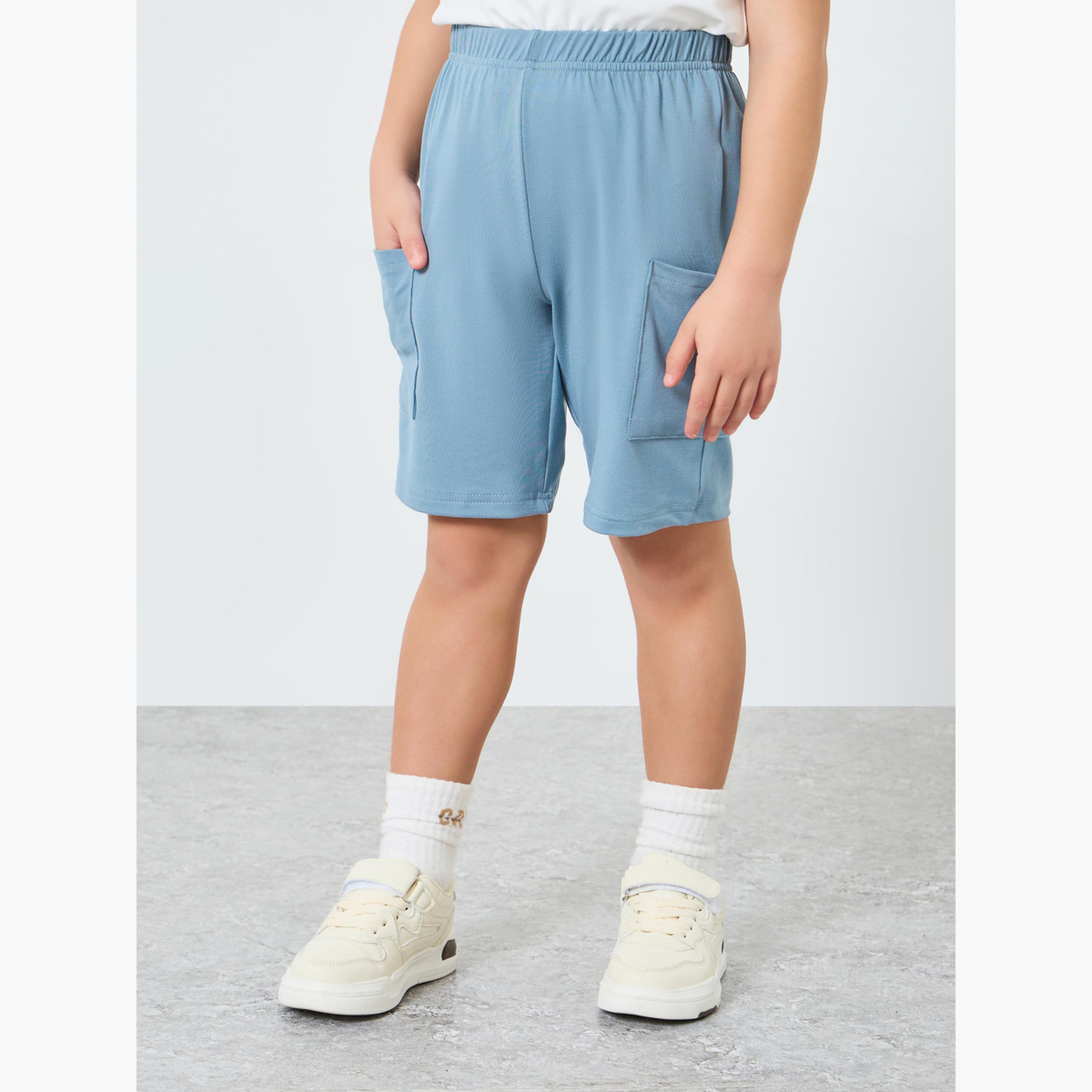 مجموعة من شورت وتيشيرت بنمط كتل الالوان-boys-clothing-setsandcoords-image-5