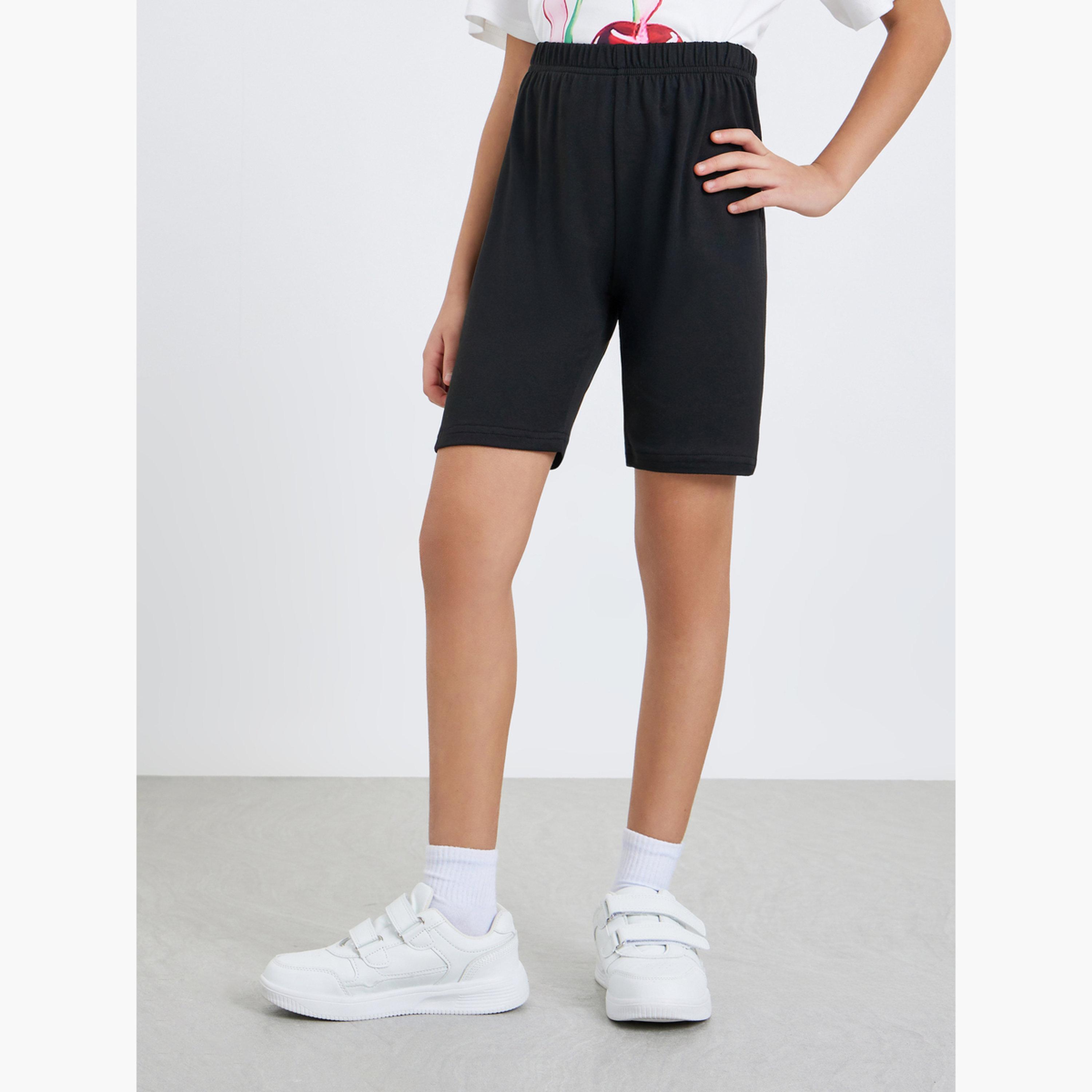 مجموعة من تيشيرت وشورت بطبعة كرز-girls-clothing-setsandcoords-image-4