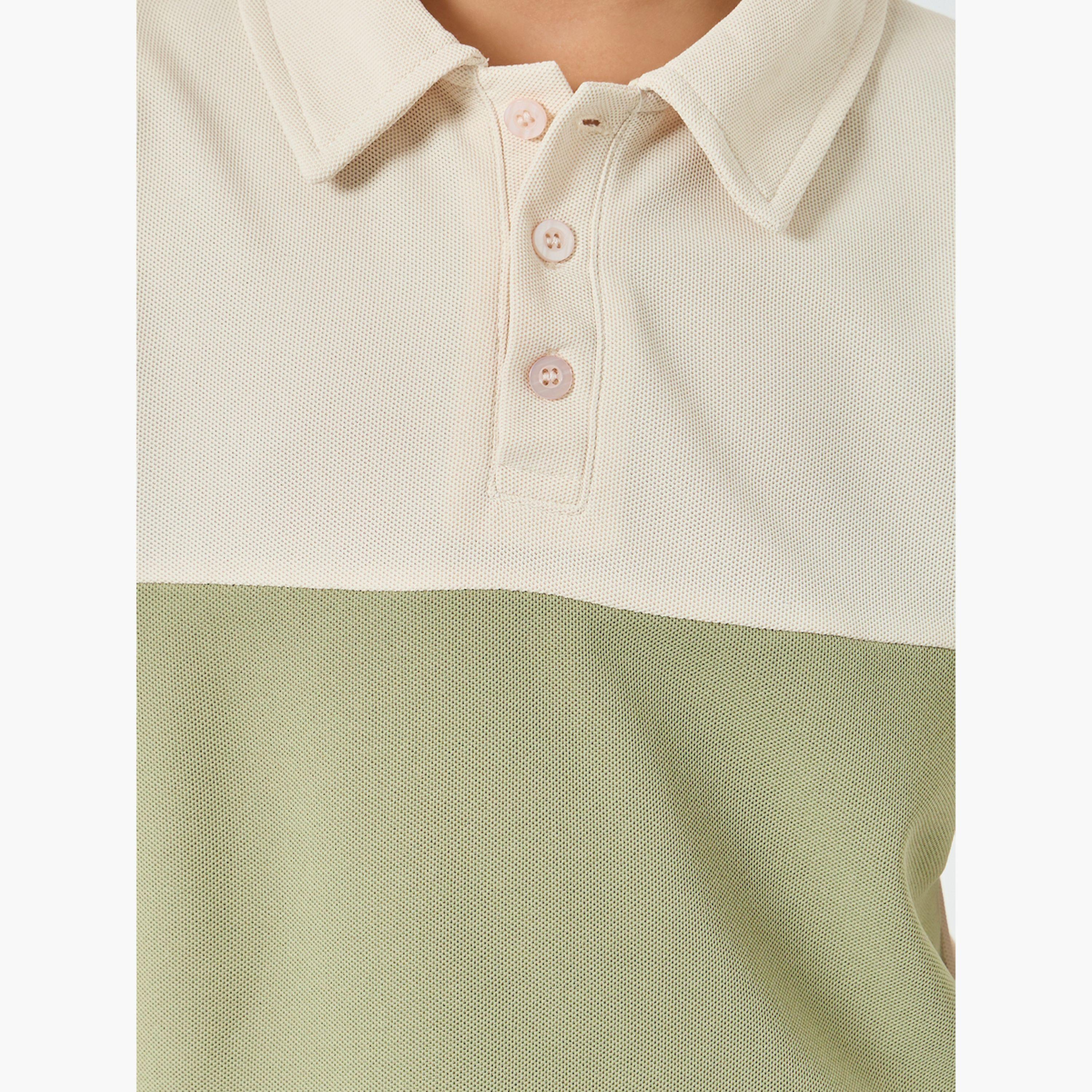 Styli Boys Color Block Short Sleeve Polo-boys-clothing-tshirtsandpolos-image-4