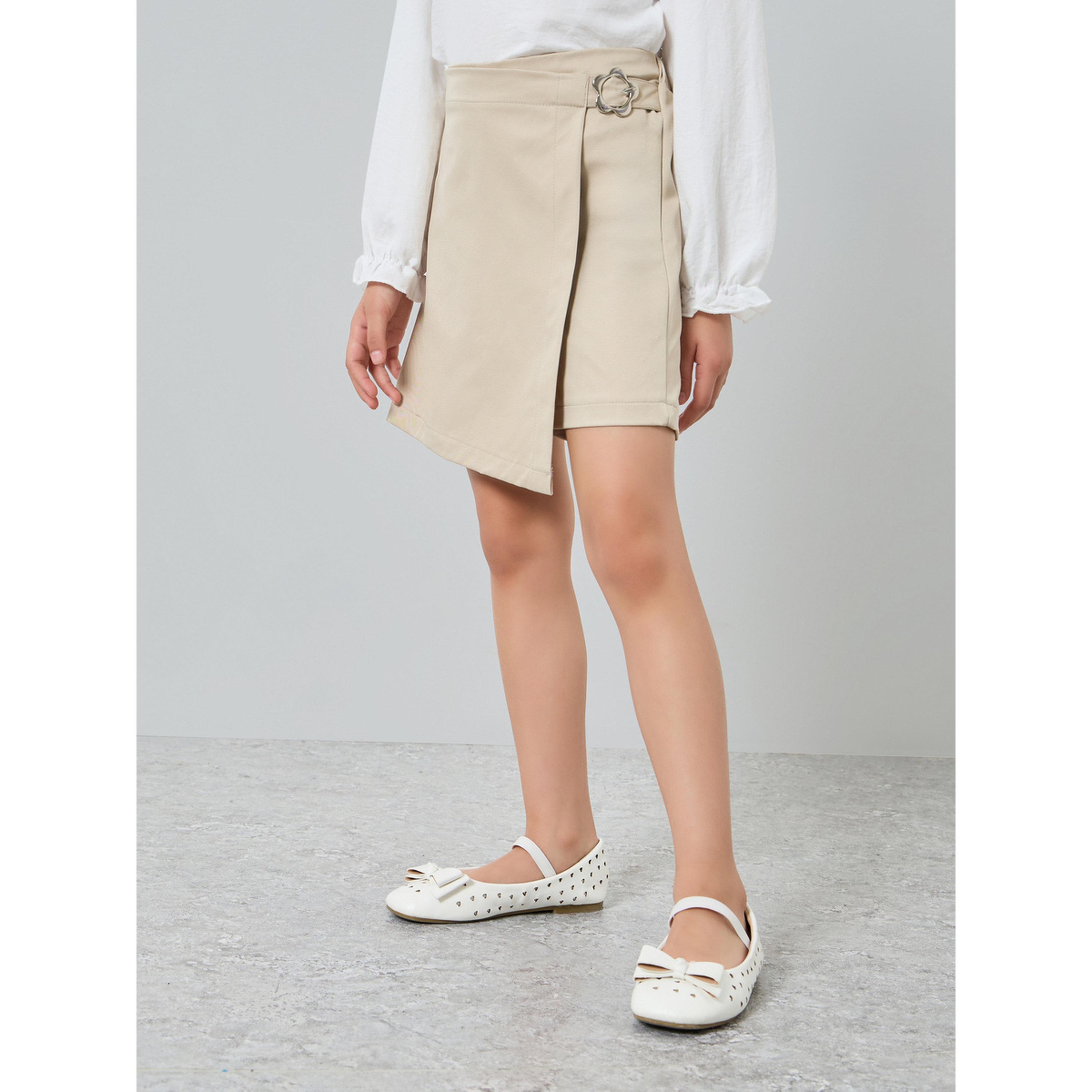 تنورة شورت بنمط لف-girls-clothing-bottoms-skirts-image-1