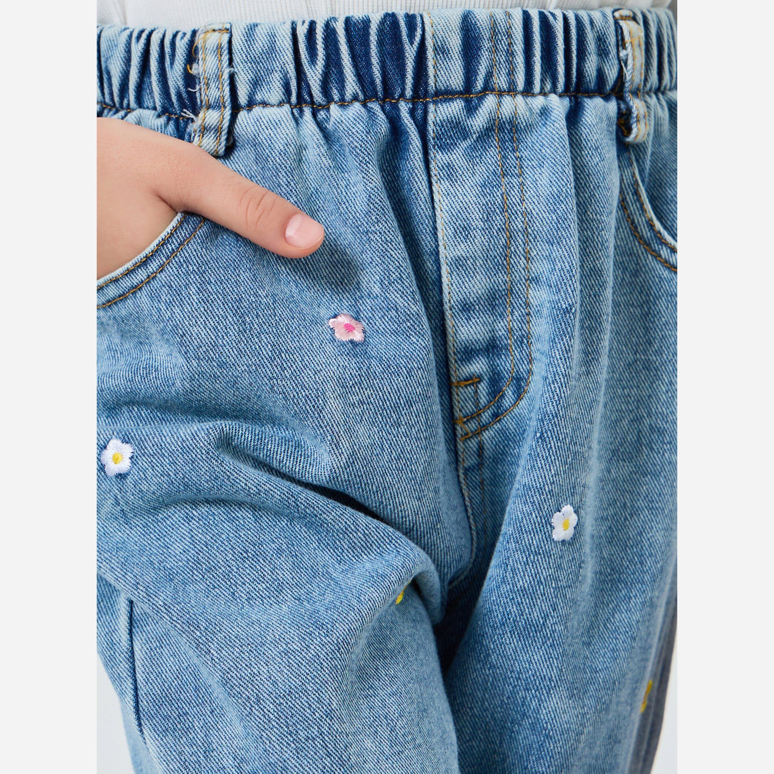 Styli Girls Light Blue Embroidered Jeans-girls-clothing-bottoms-jeansandjeggings-image-4