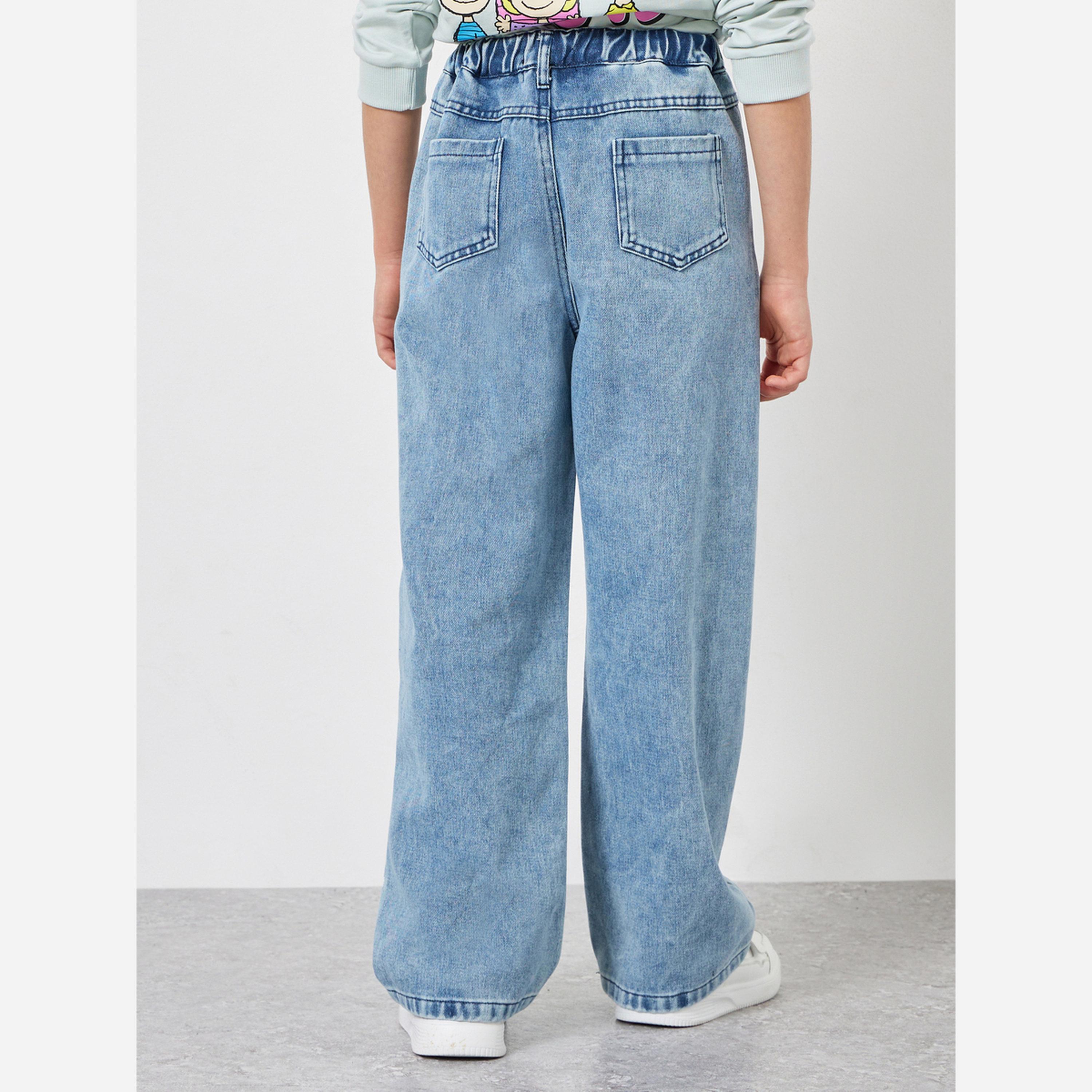 Styli Girls Heart Embroidered Wide Leg Jeans-girls-clothing-bottoms-jeansandjeggings-image-3