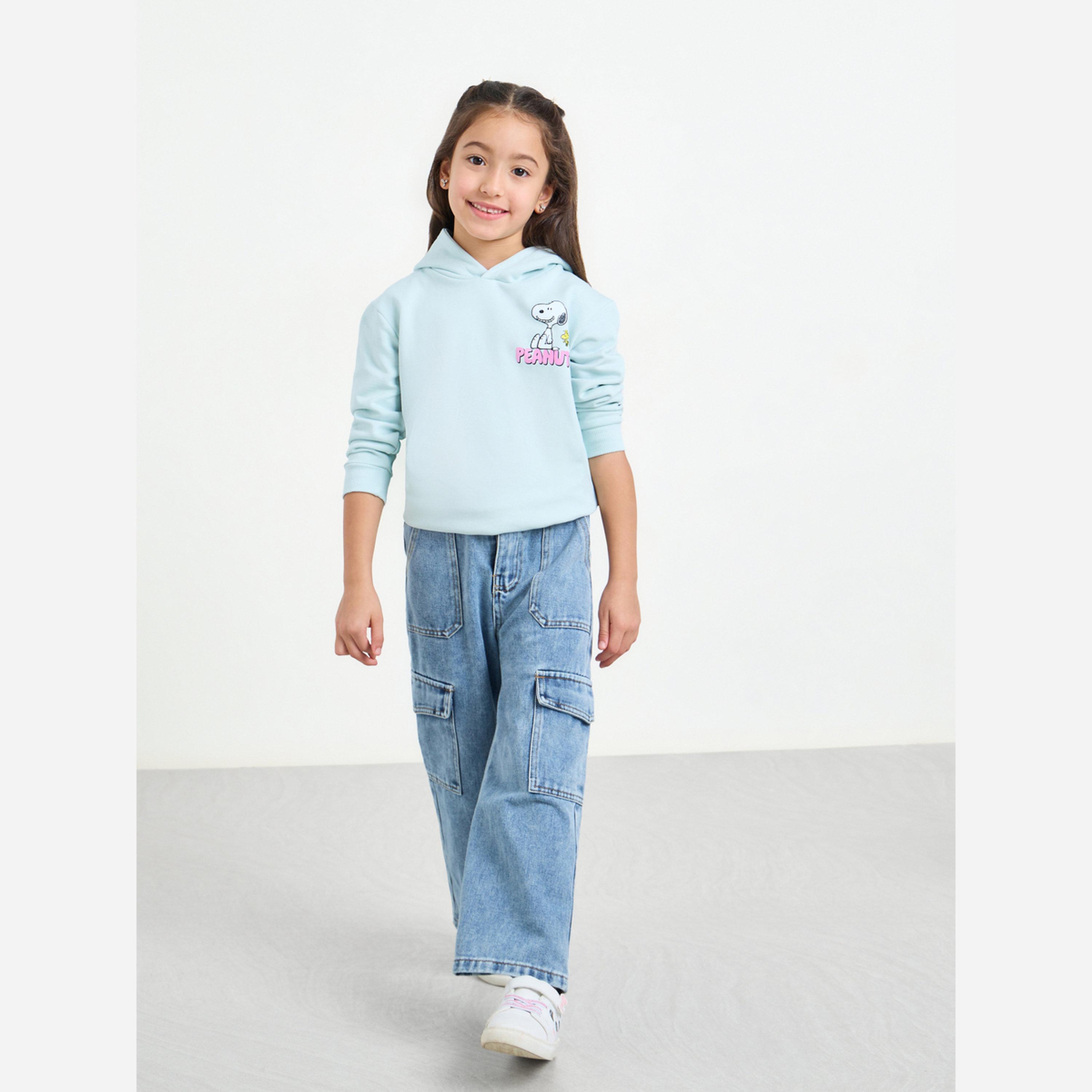 Styli Girls Wide Leg Cargo Jeans-girls-clothing-bottoms-jeansandjeggings-image-2