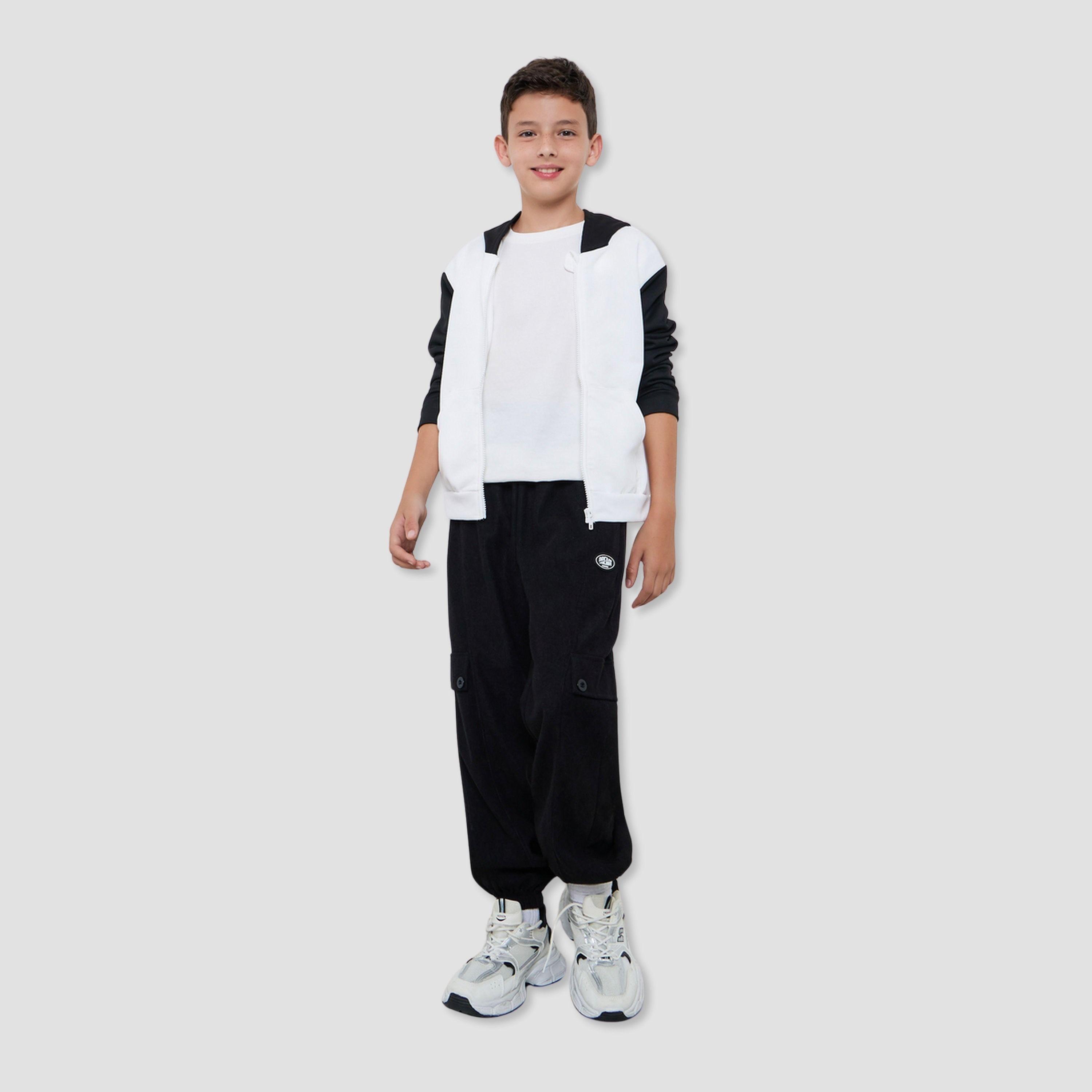 ستايلي - جاكيت بقبعة للأطفال بألوان متداخلة وسحاب-boys-clothing-jacketsandcoats-image-2