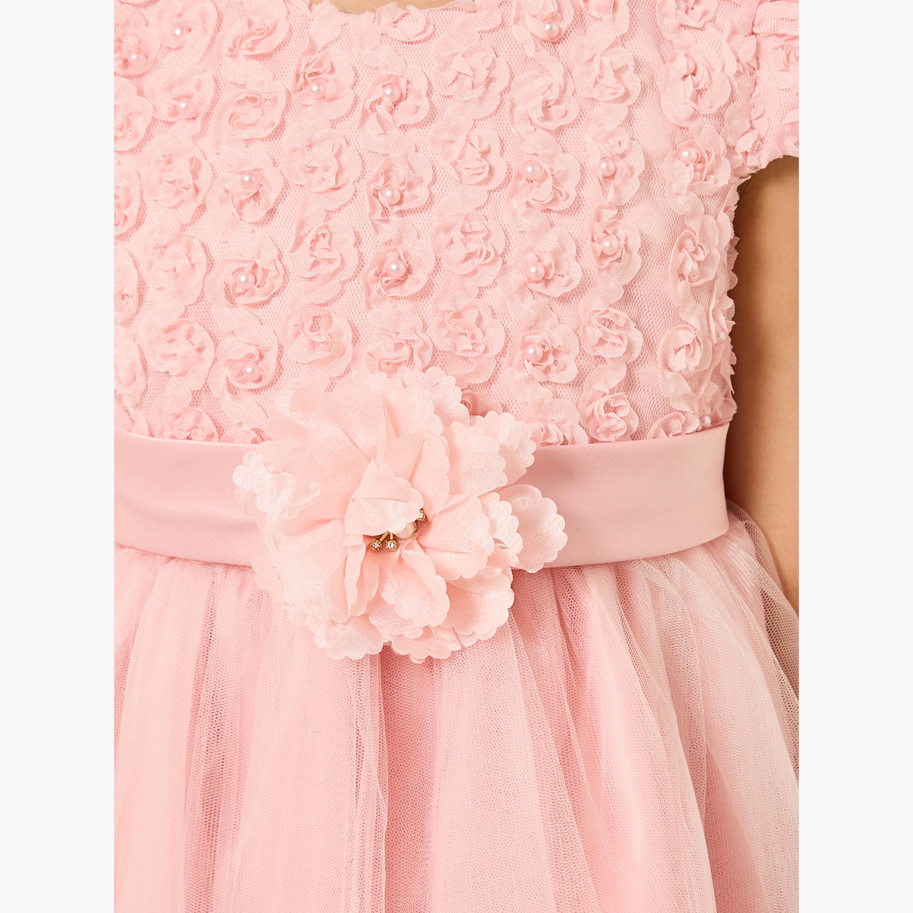 فستان شبك منمق بتفاصيل مُطرّزة-girls-clothing-dressesandjumpsuits-image-4