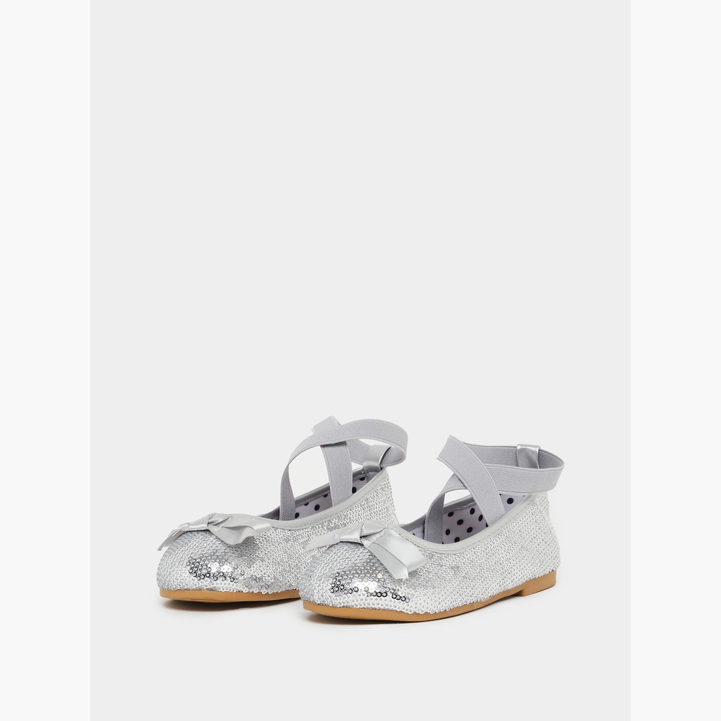 حذاء باليرينا مزين بالترتر-girls-shoes-ballerinas-image-1