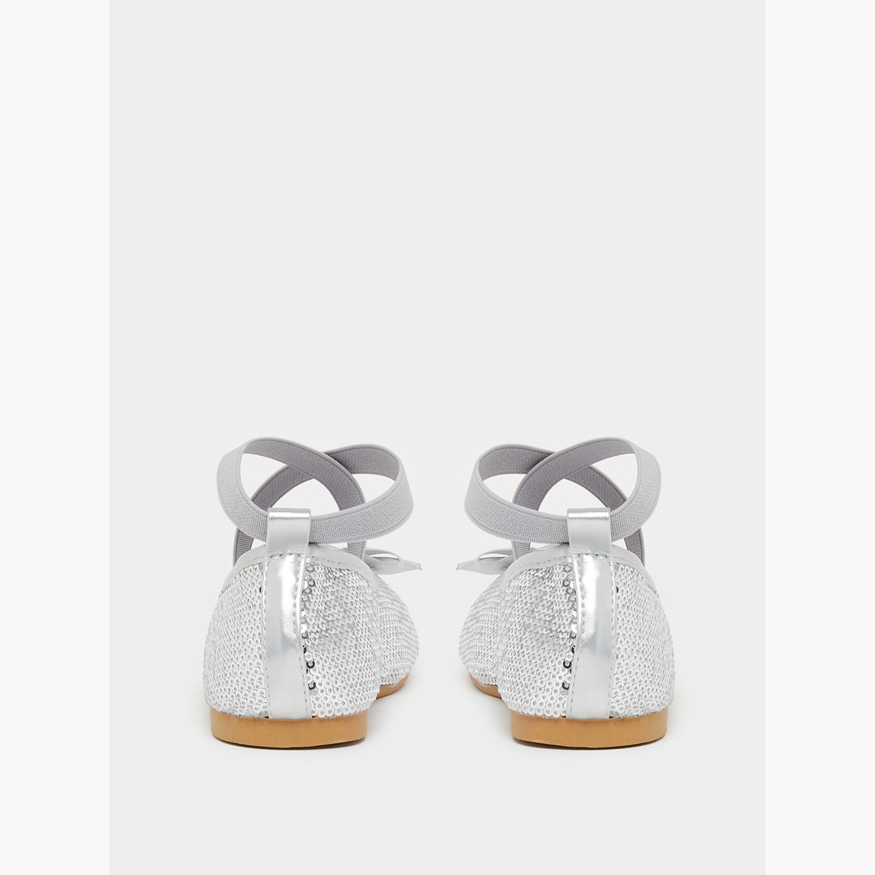 حذاء باليرينا مزين بالترتر-girls-shoes-ballerinas-image-4