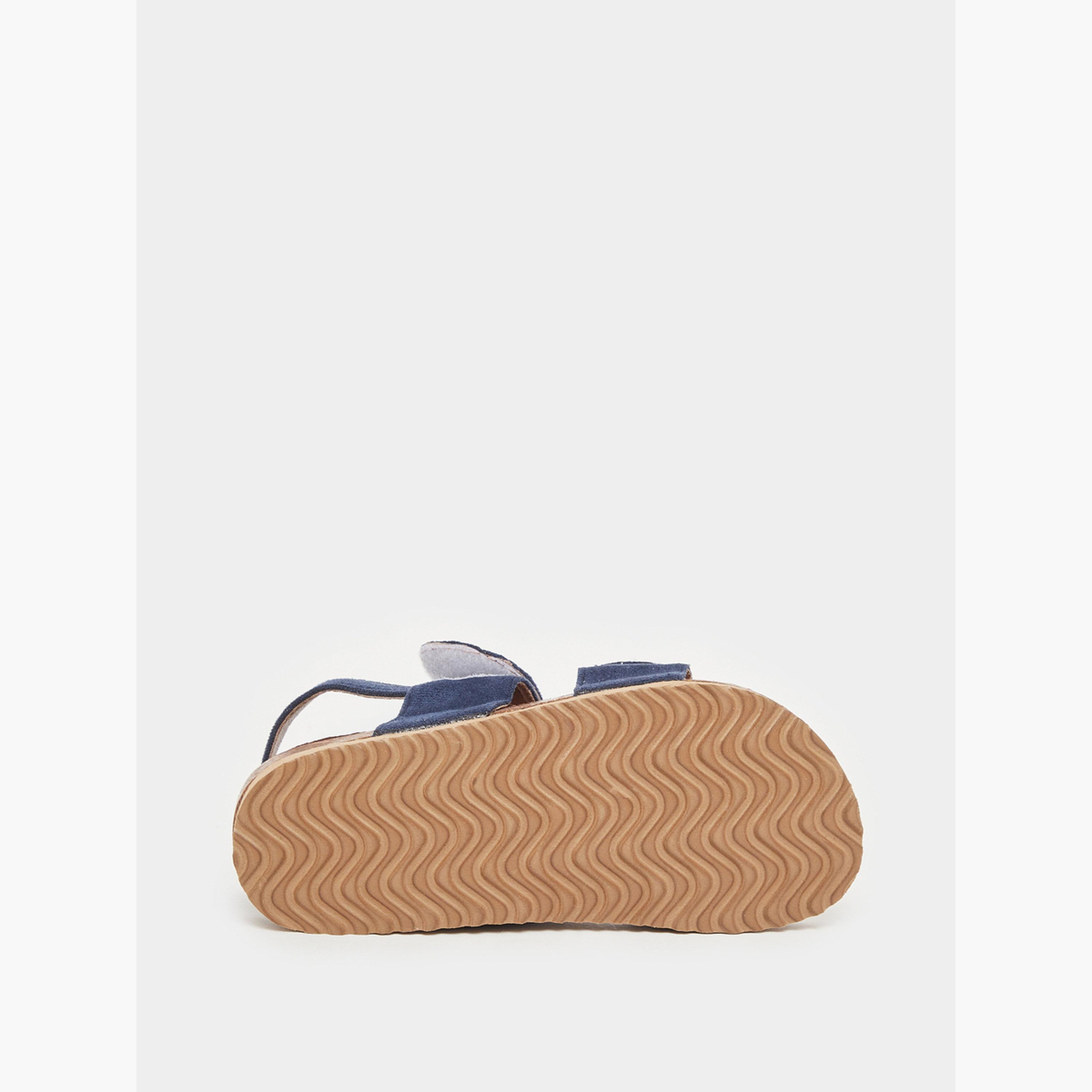 Styli Kids Navy Blue Textile Sandals-girls-shoes-sandals-image-6