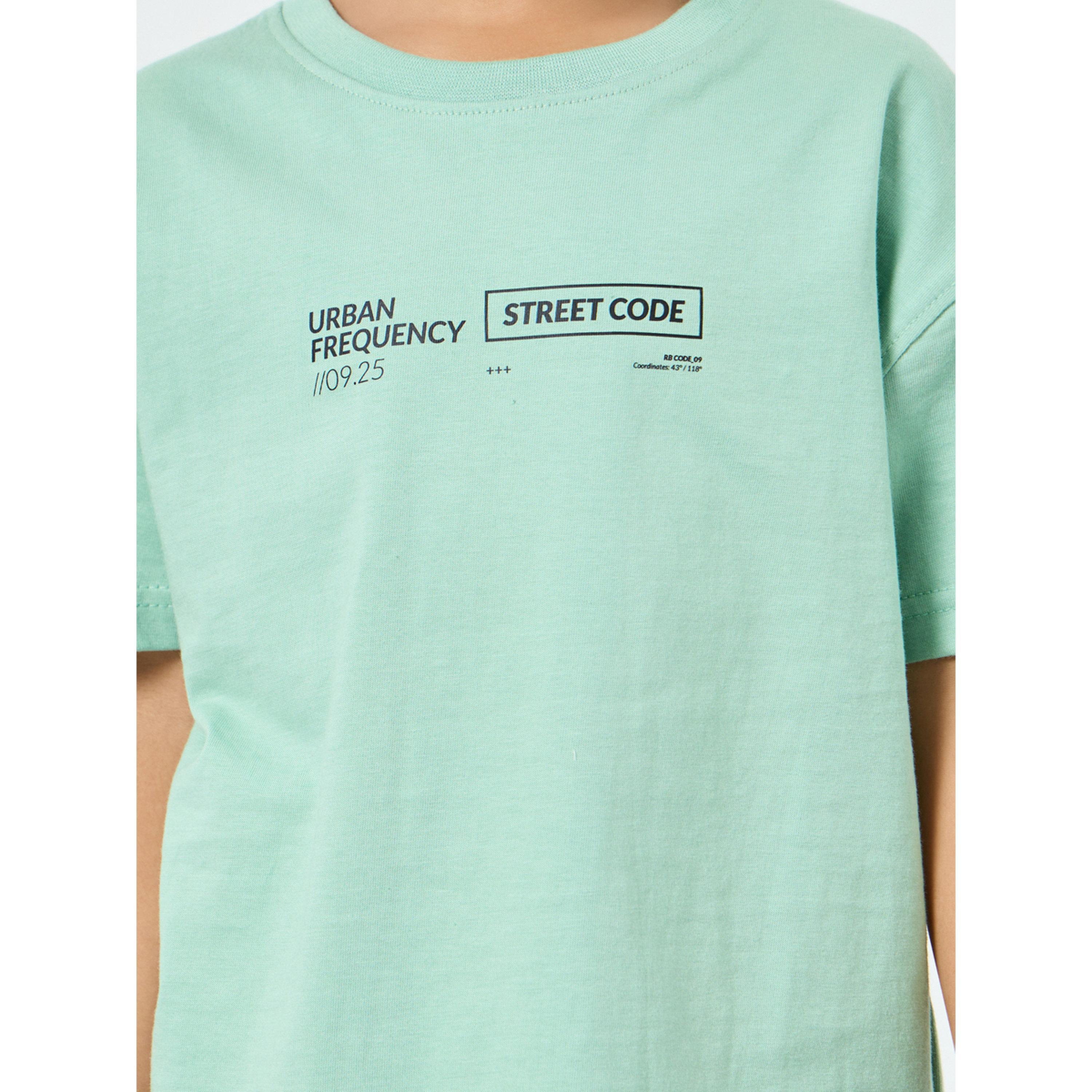 Styli Boy Green Graphic T-Shirt and Shorts Set-boys-clothing-setsandcoords-image-4