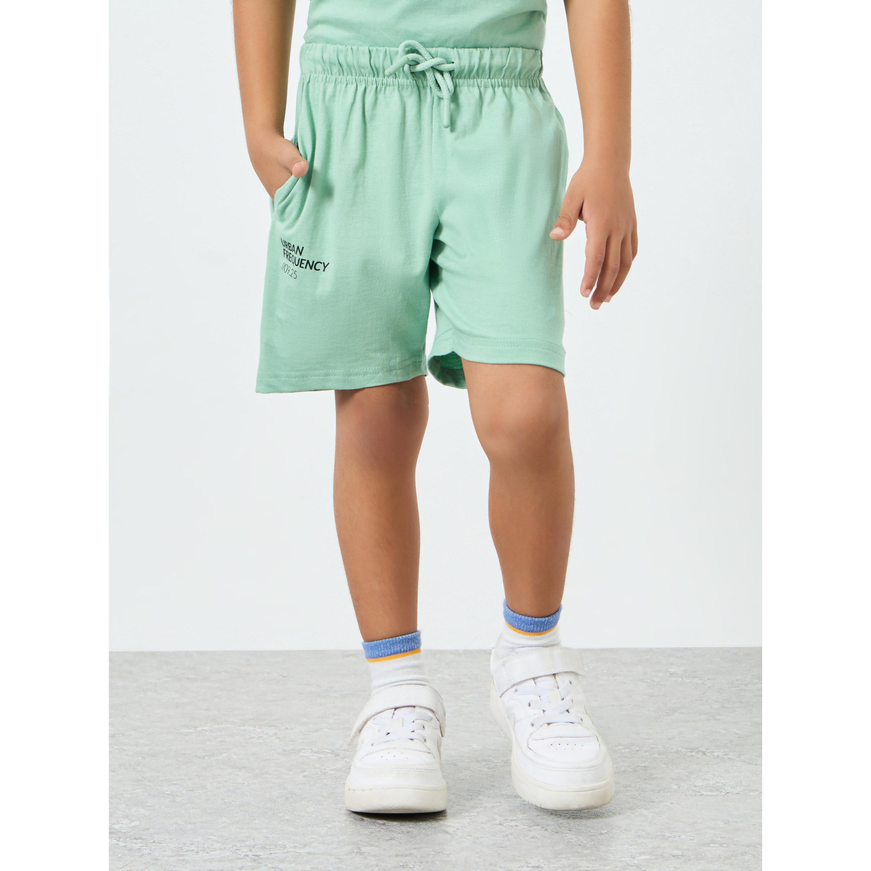 Styli Boy Green Graphic T-Shirt and Shorts Set-boys-clothing-setsandcoords-image-5