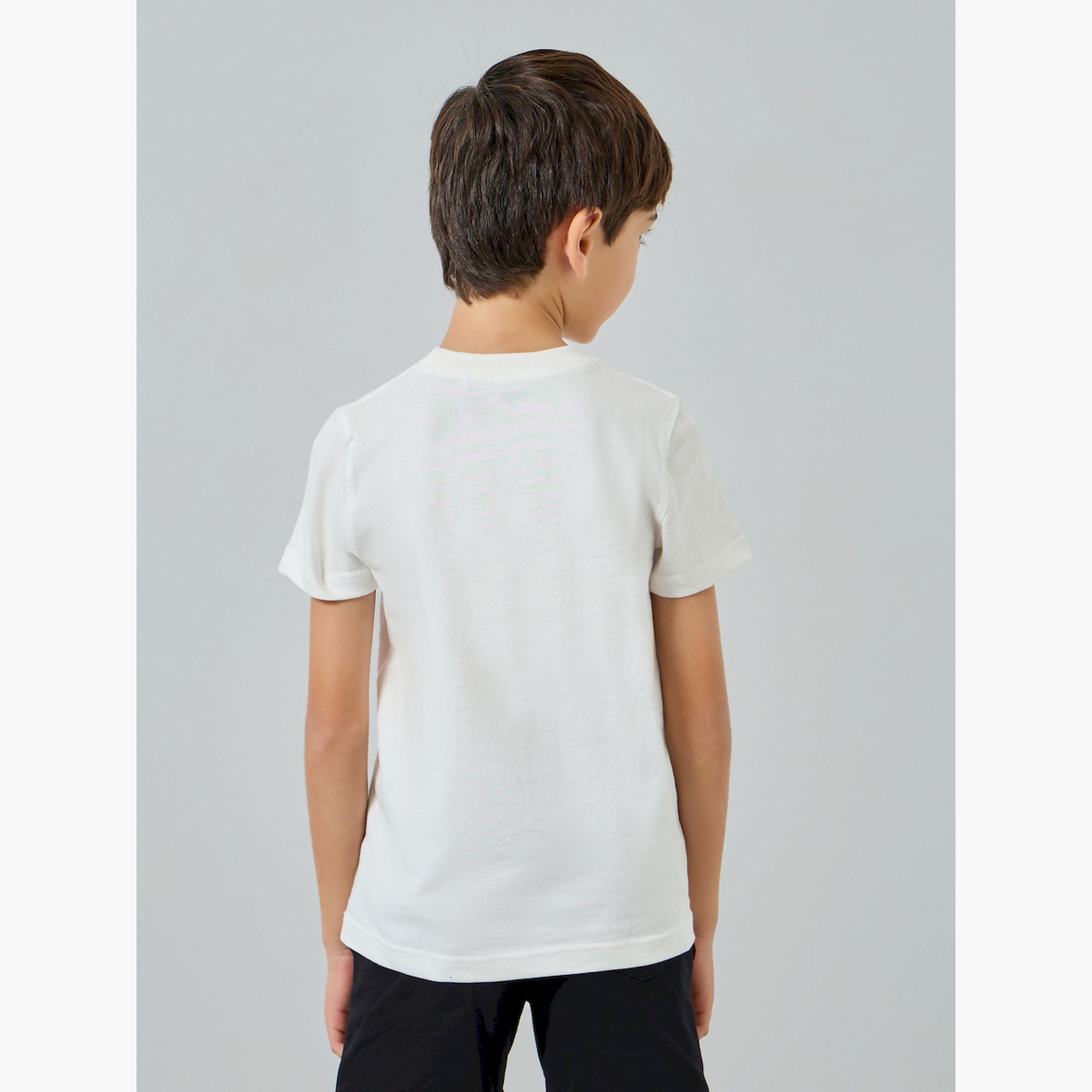 Styli Boys Off-White Graphic Print Cotton T-Shirt-boys-clothing-tshirtsandpolos-image-3