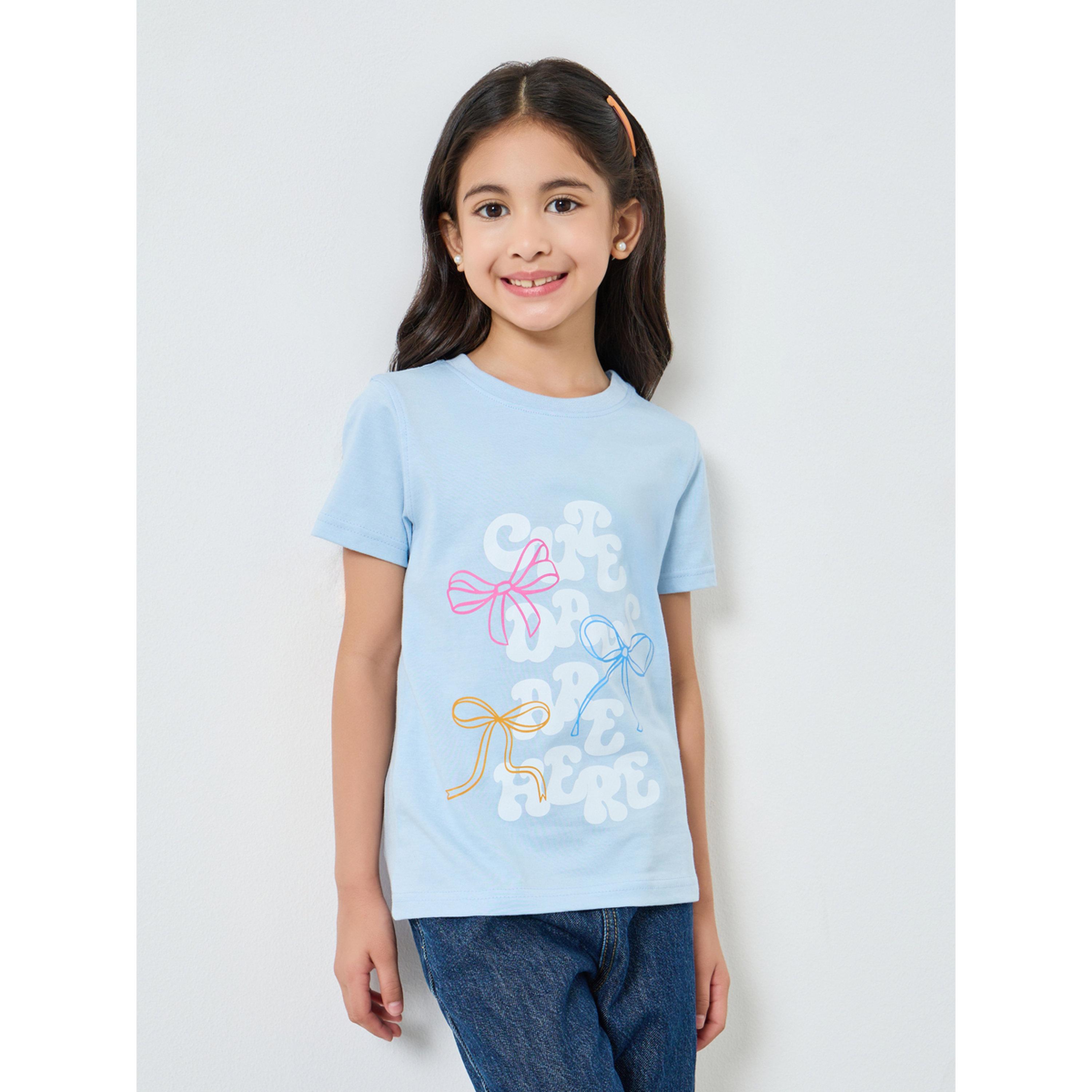 تيشيرت بطبعة جرافيك للفتيات-girls-clothing-tshirts-image-1