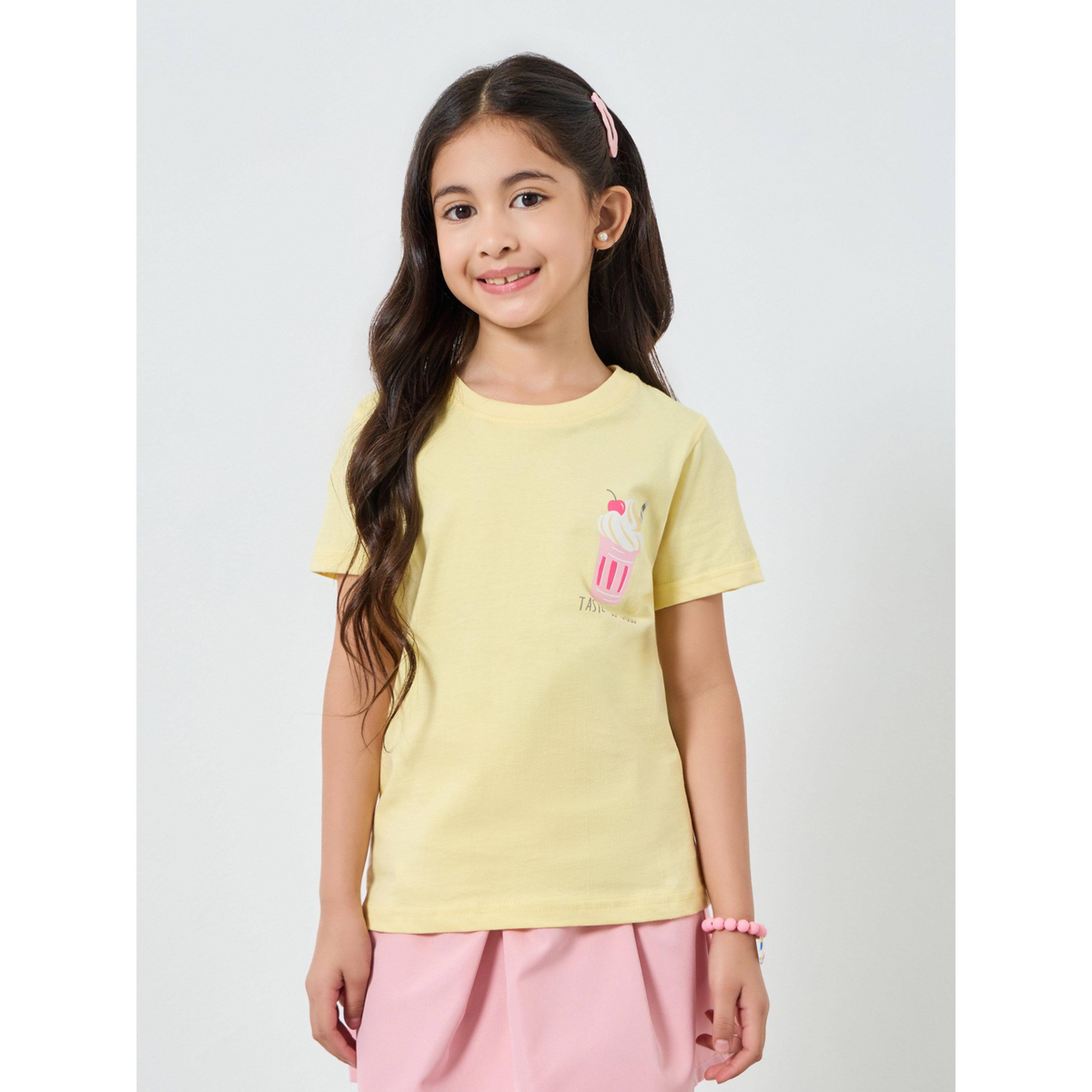تيشيرت بطبعة جرافيك للفتيات-girls-clothing-tshirts-image-1