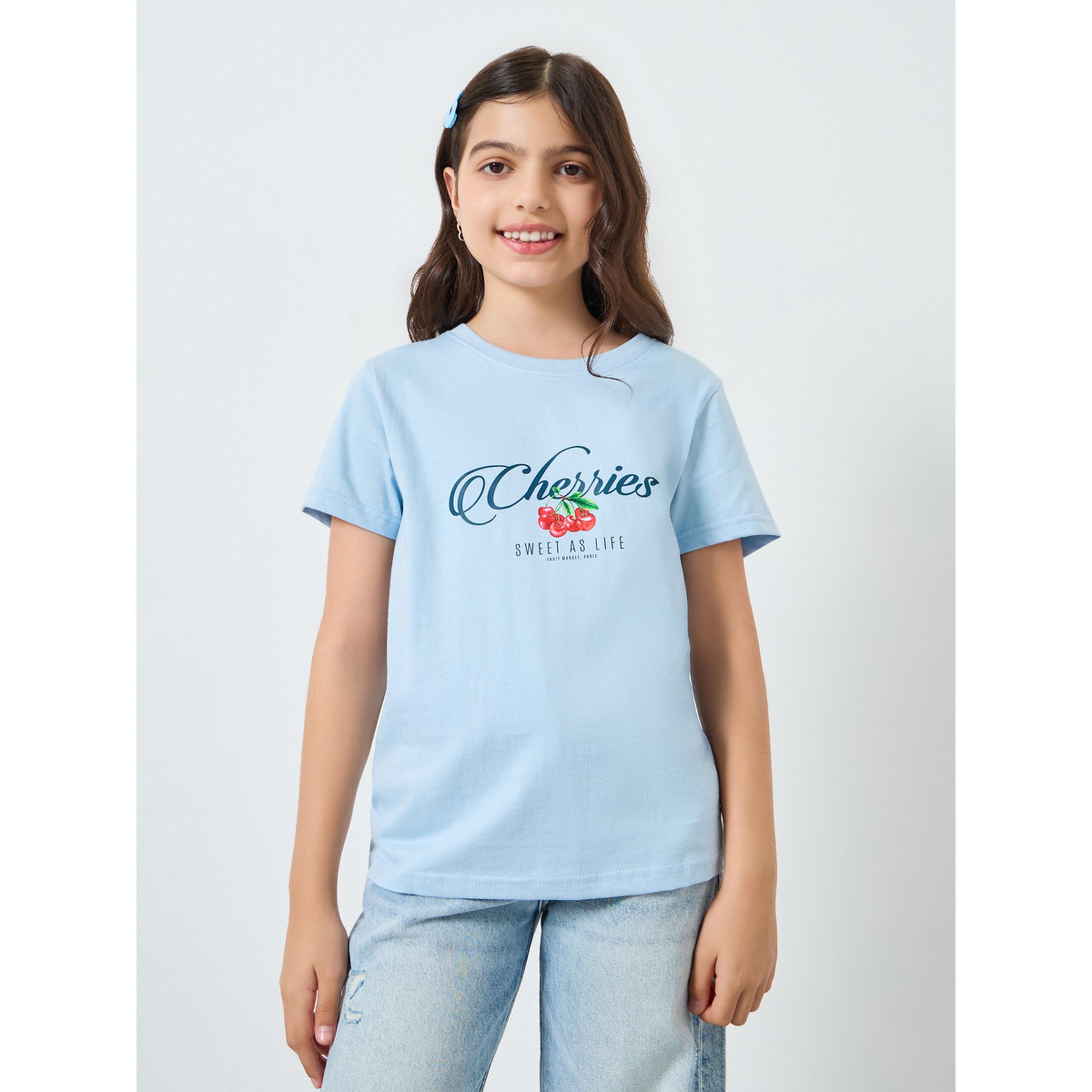 تيشيرت بطبعة جرافيك للفتيات-girls-clothing-tshirts-image-1