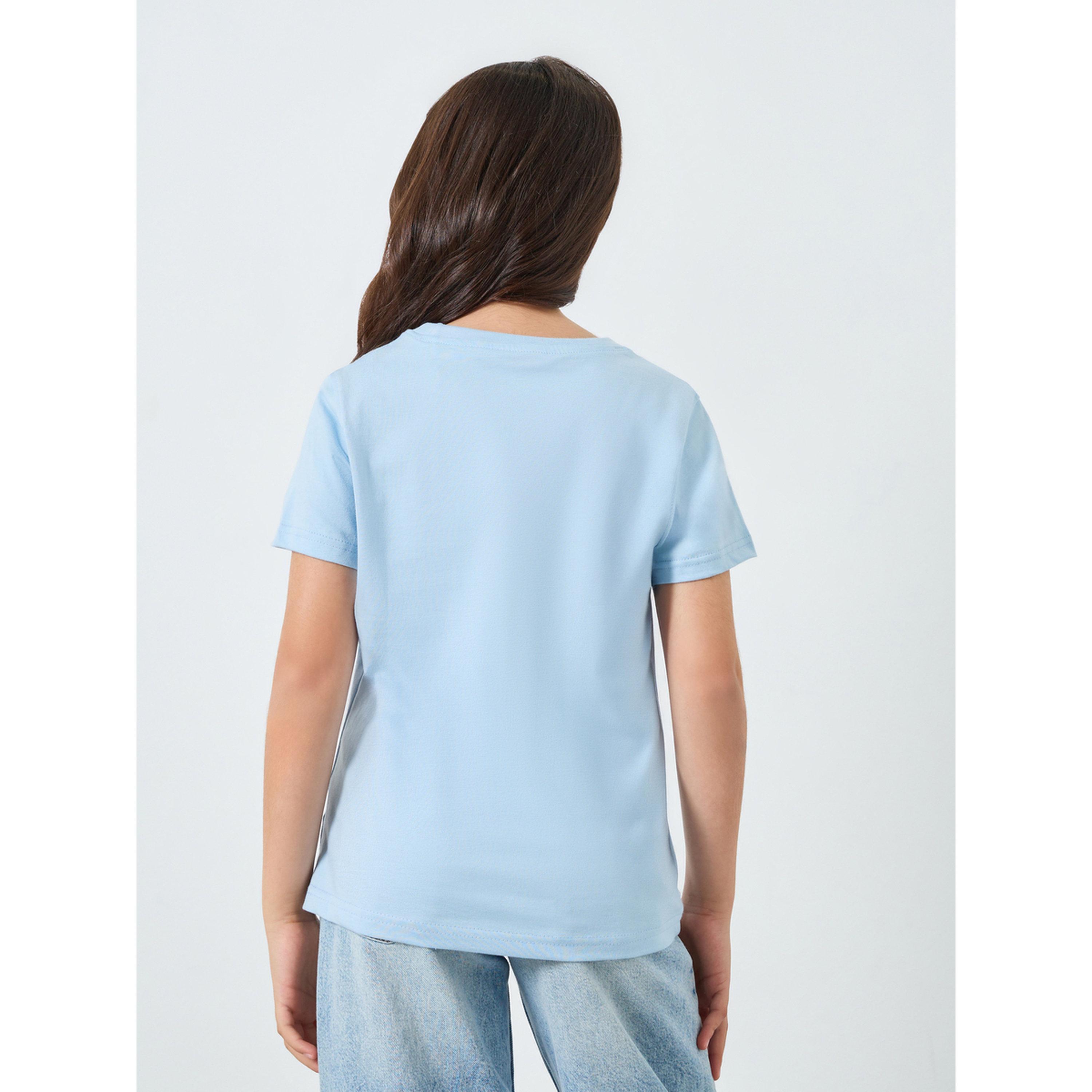 Styli Girls Blue Graphic Print T-Shirt-girls-clothing-tshirts-image-5