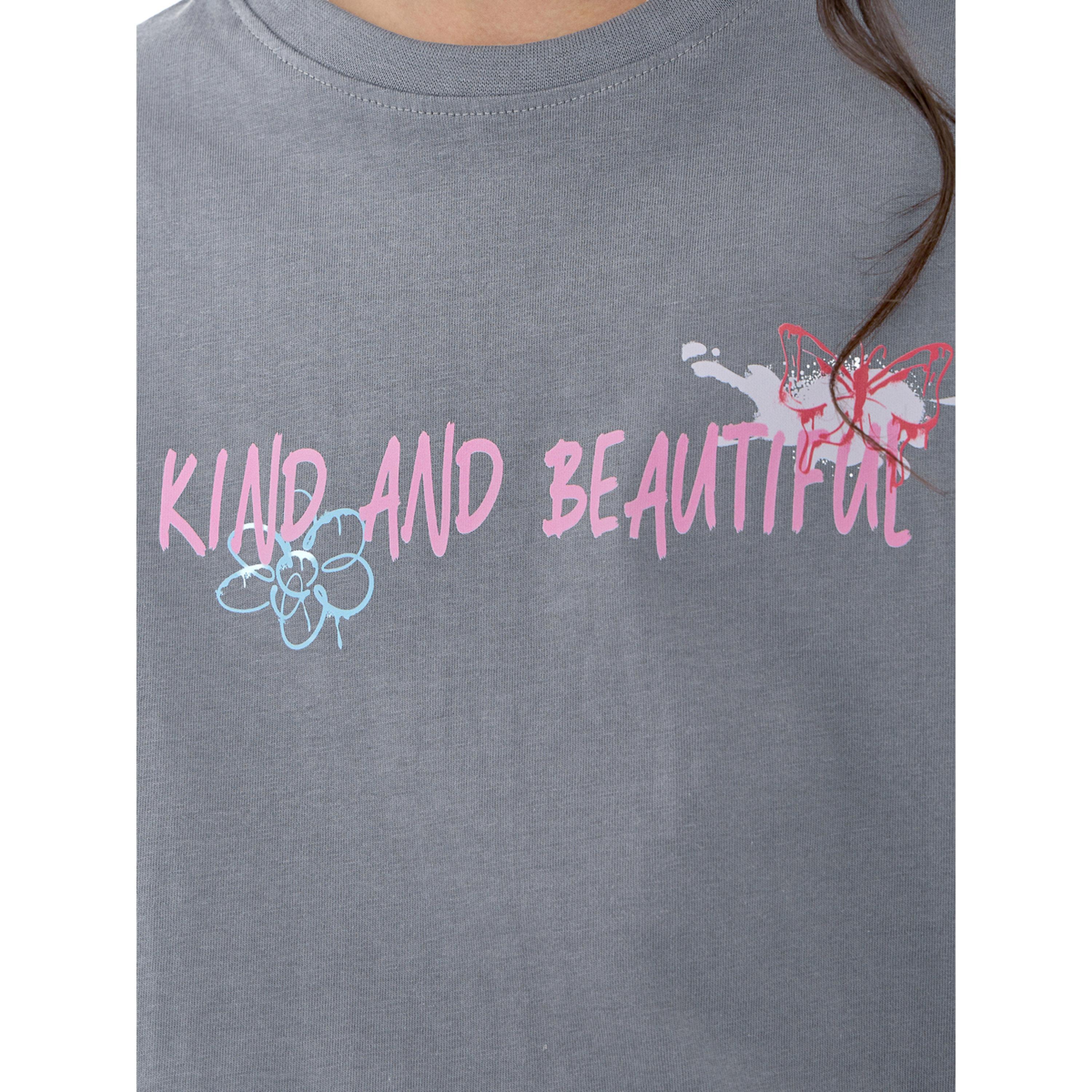 تيشيرت قطن بطبعة جرافيك للفتيات-girls-clothing-tshirts-image-4