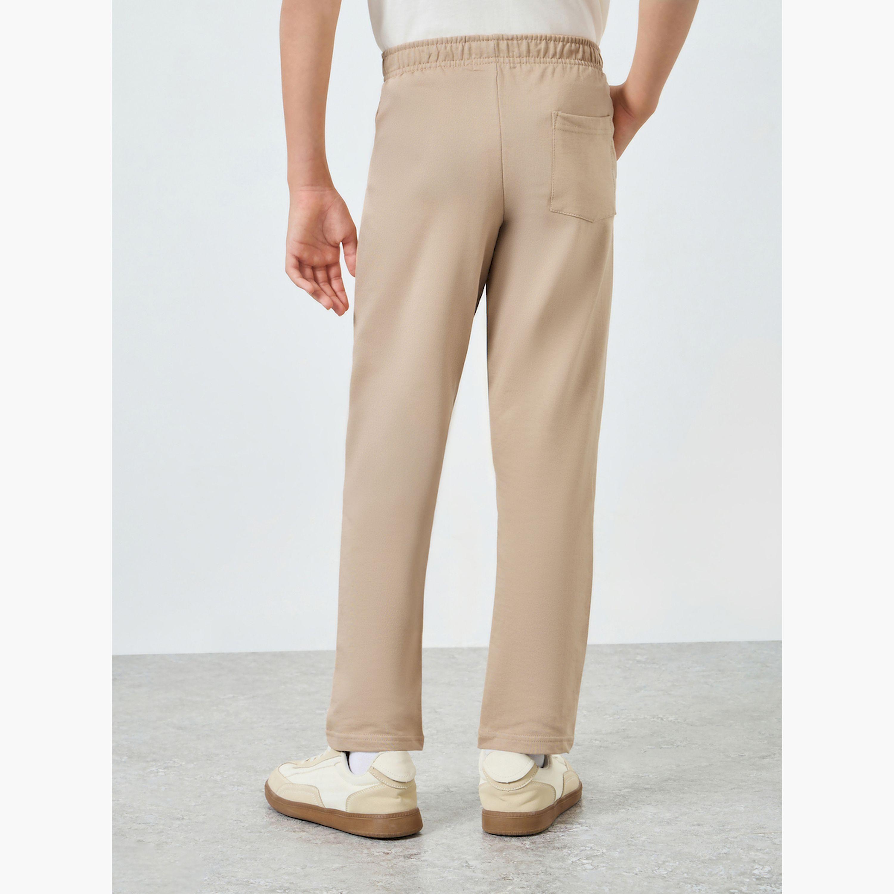 بنطال جوغر قطن سادة-boys-clothing-bottoms-joggersandtrackpants-image-4
