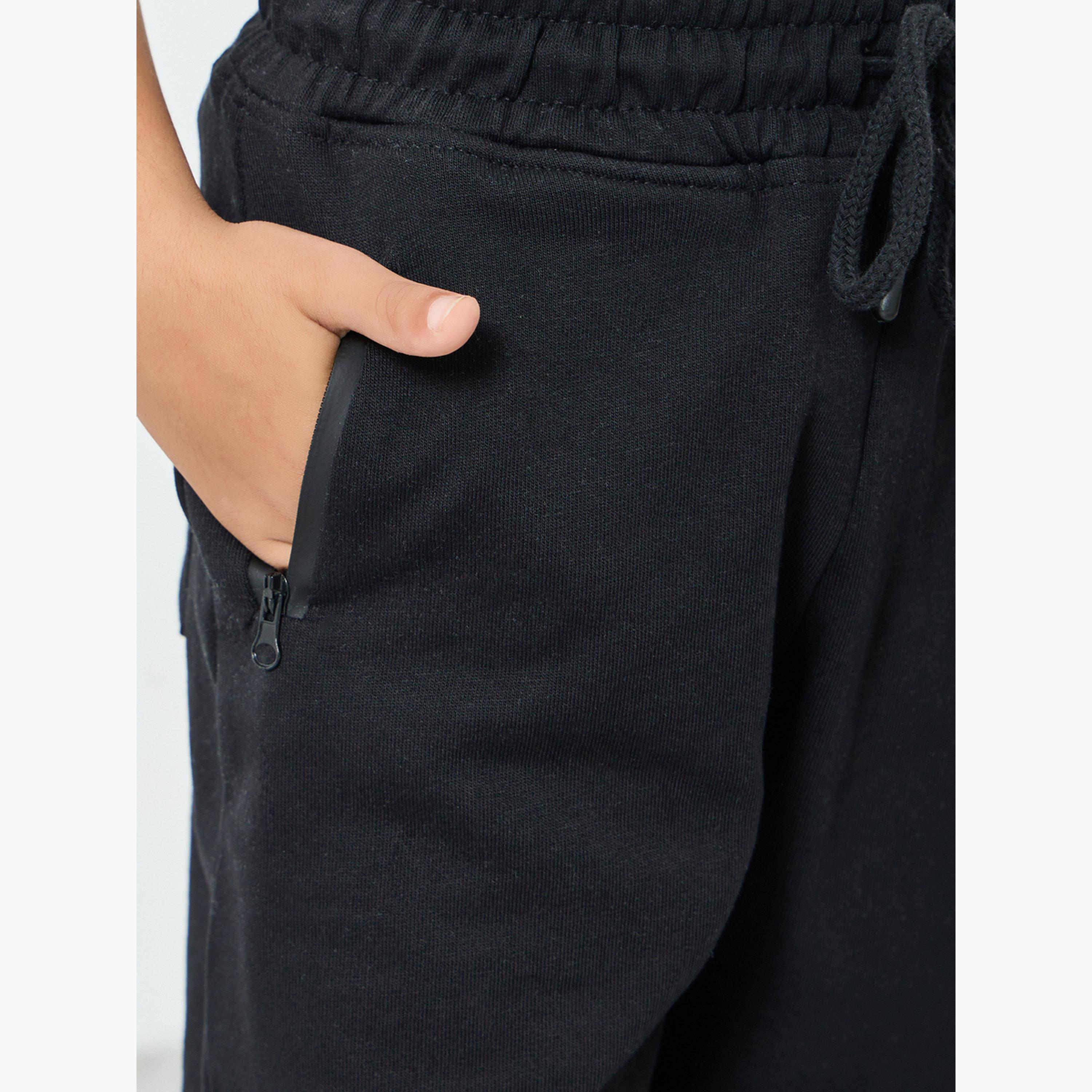 جوغر بحواف مطاطية وجيب بسحاب-boys-clothing-schoolwear-bottoms-joggers-image-4