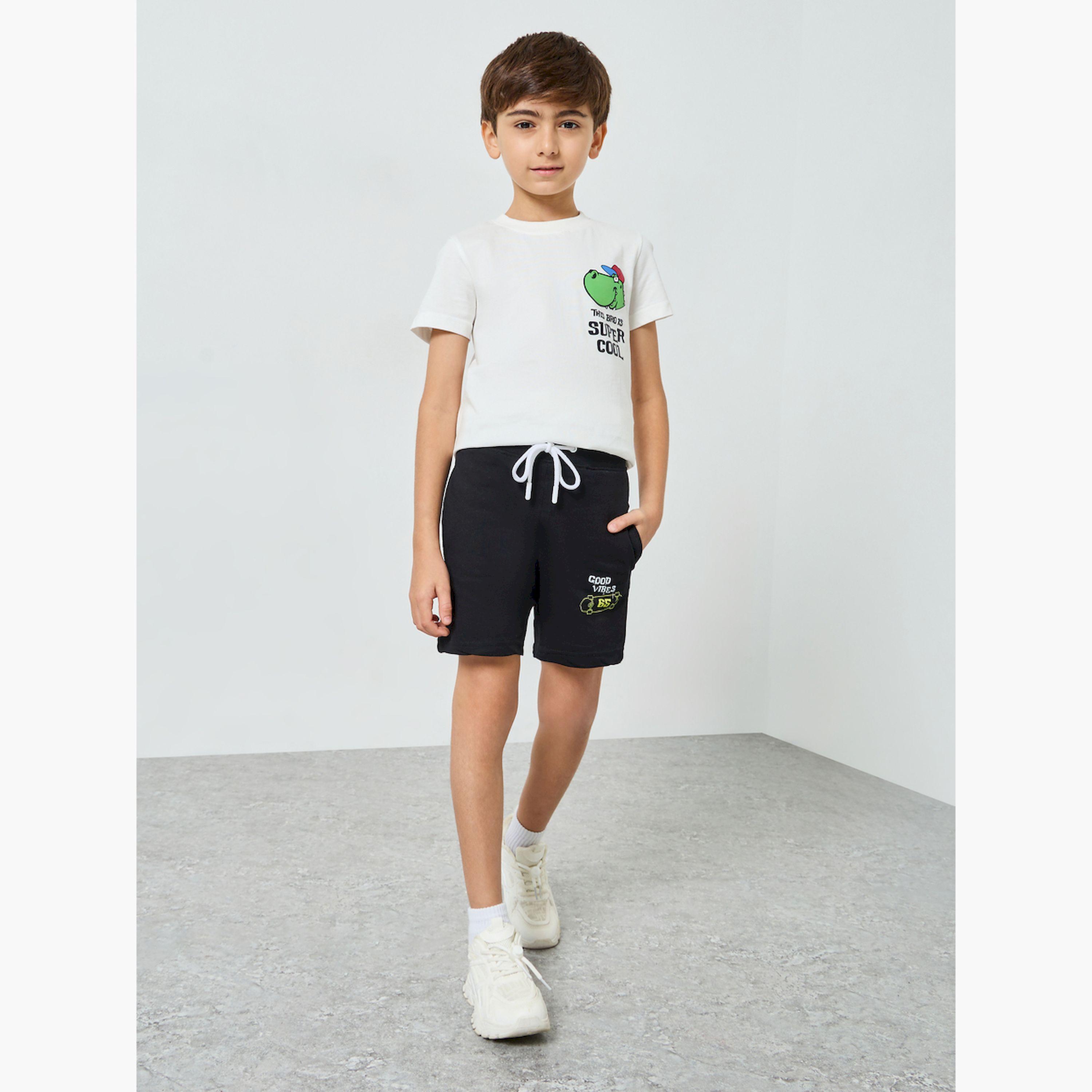 شورت قطني أسود للأولاد-boys-clothing-bottoms-shorts-image-2
