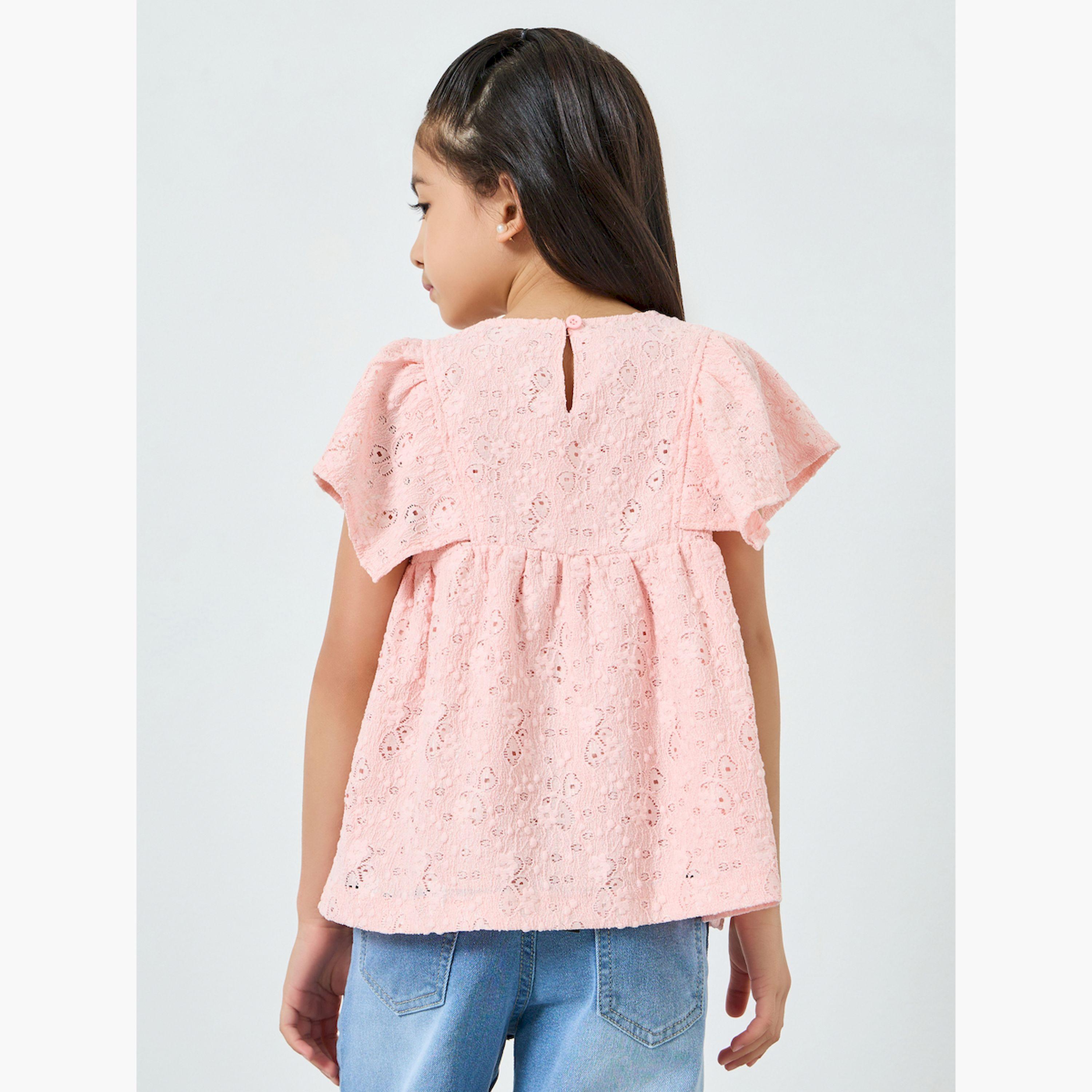 بلوزة بأكمام كشكش-girls-clothing-blousesandshirts-image-2