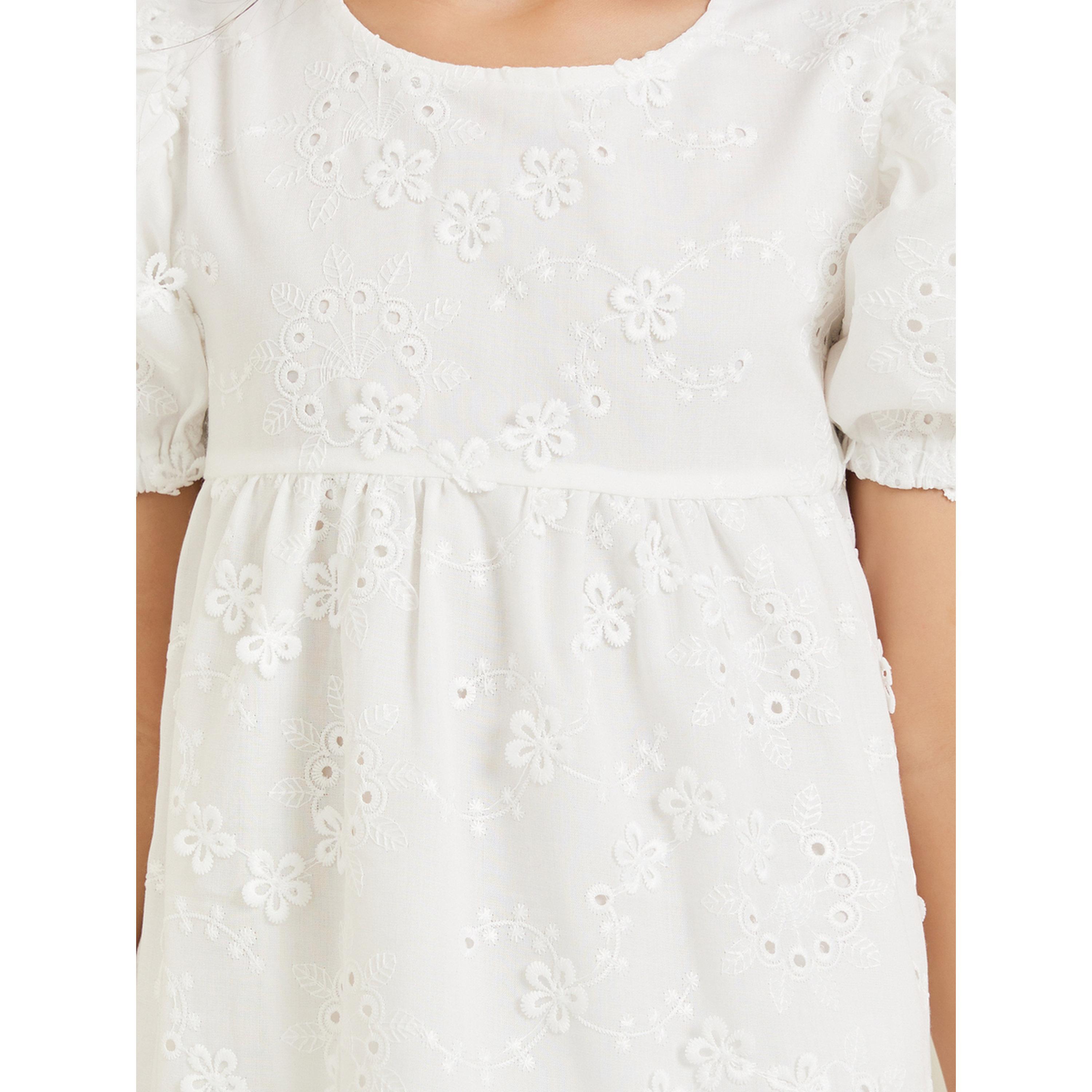 فستان بأكمام منفوخة وطبعة أزهار-girls-clothing-dressesandjumpsuits-image-3