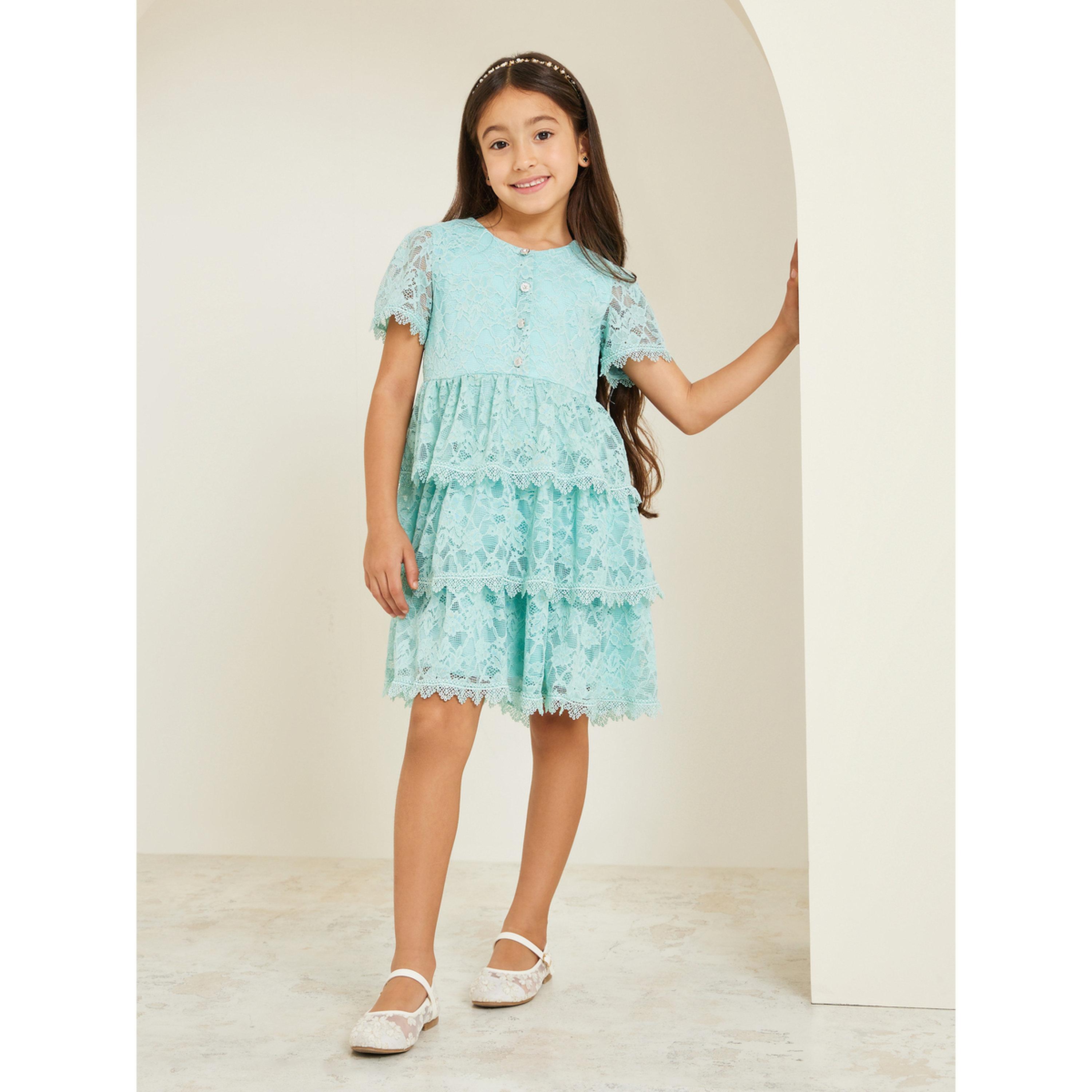 فستان بتفاصيل دانتيل وطبقات-girls-clothing-dressesandjumpsuits-image-2