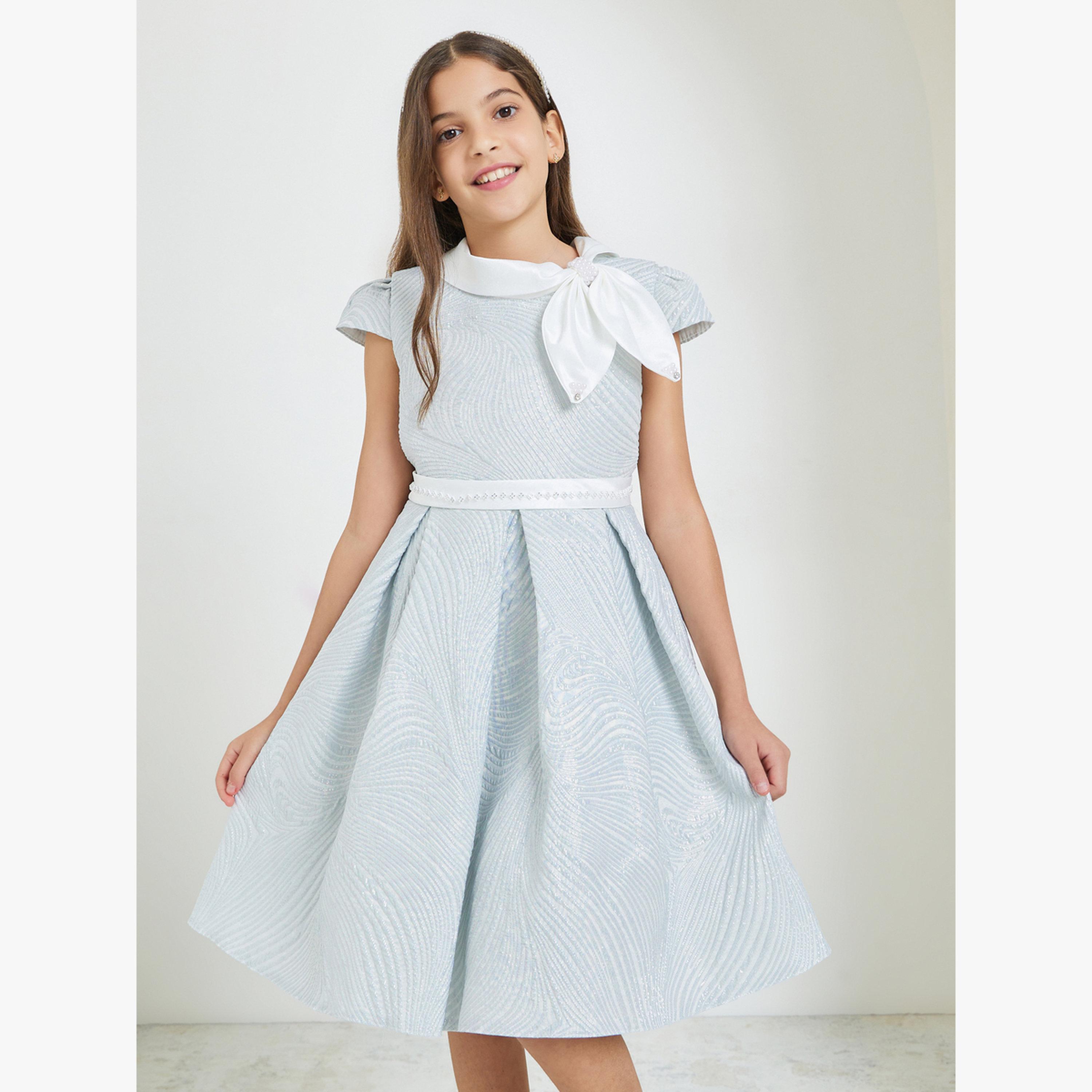 فستان مزين بجاكار-girls-clothing-dressesandjumpsuits-image-1