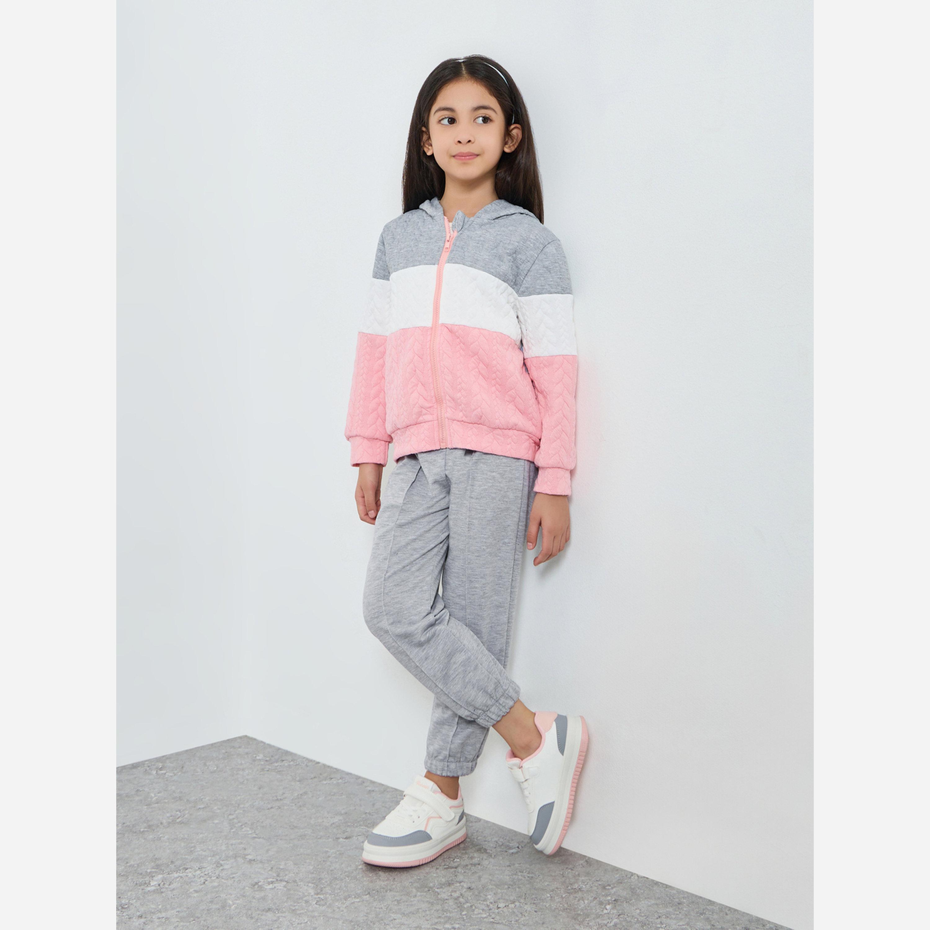 ستايلي - جاكيت بناتي بألوان متعددة ونقش مميز-girls-clothing-jacketsandcoats-image-2