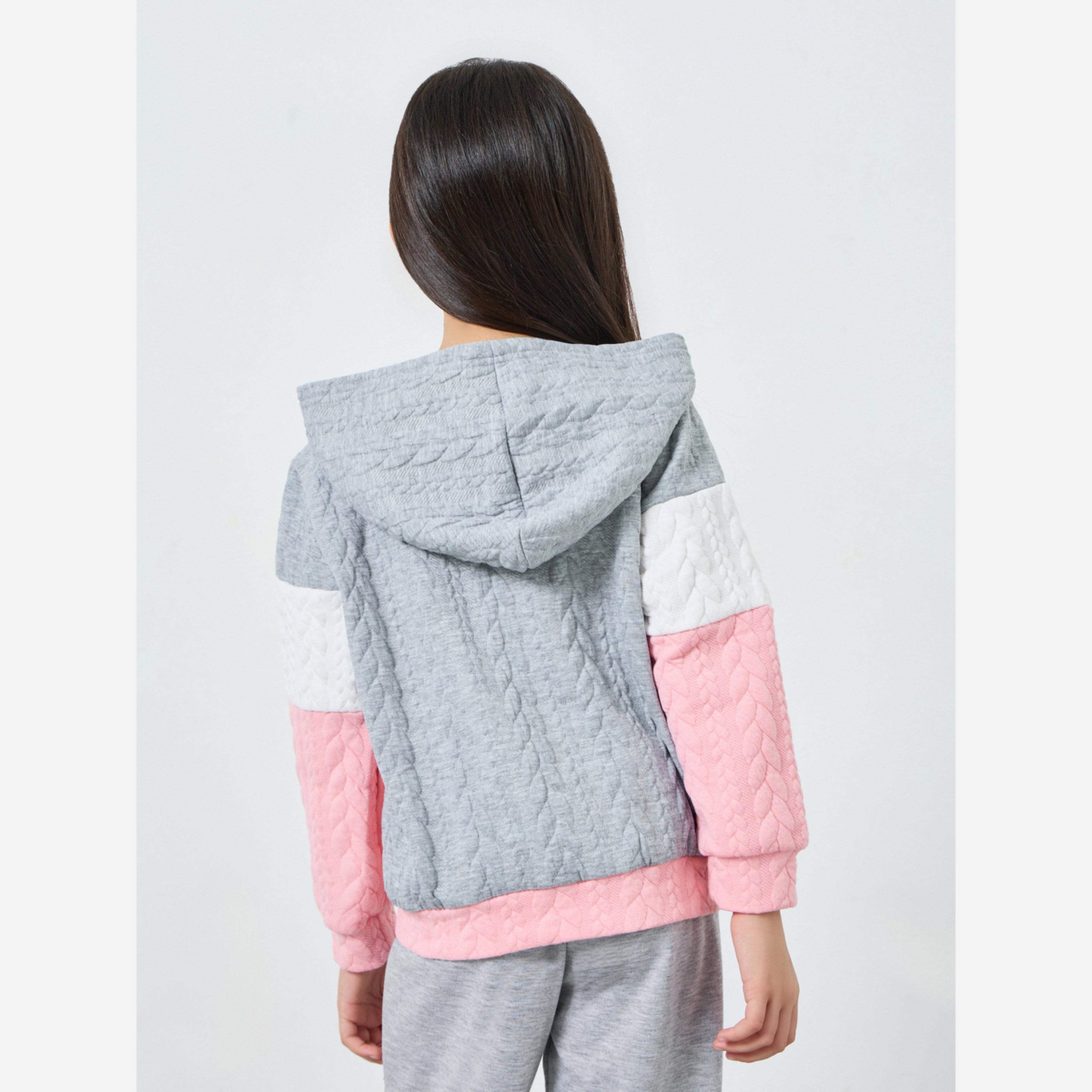 ستايلي - جاكيت بناتي بألوان متعددة ونقش مميز-girls-clothing-jacketsandcoats-image-5